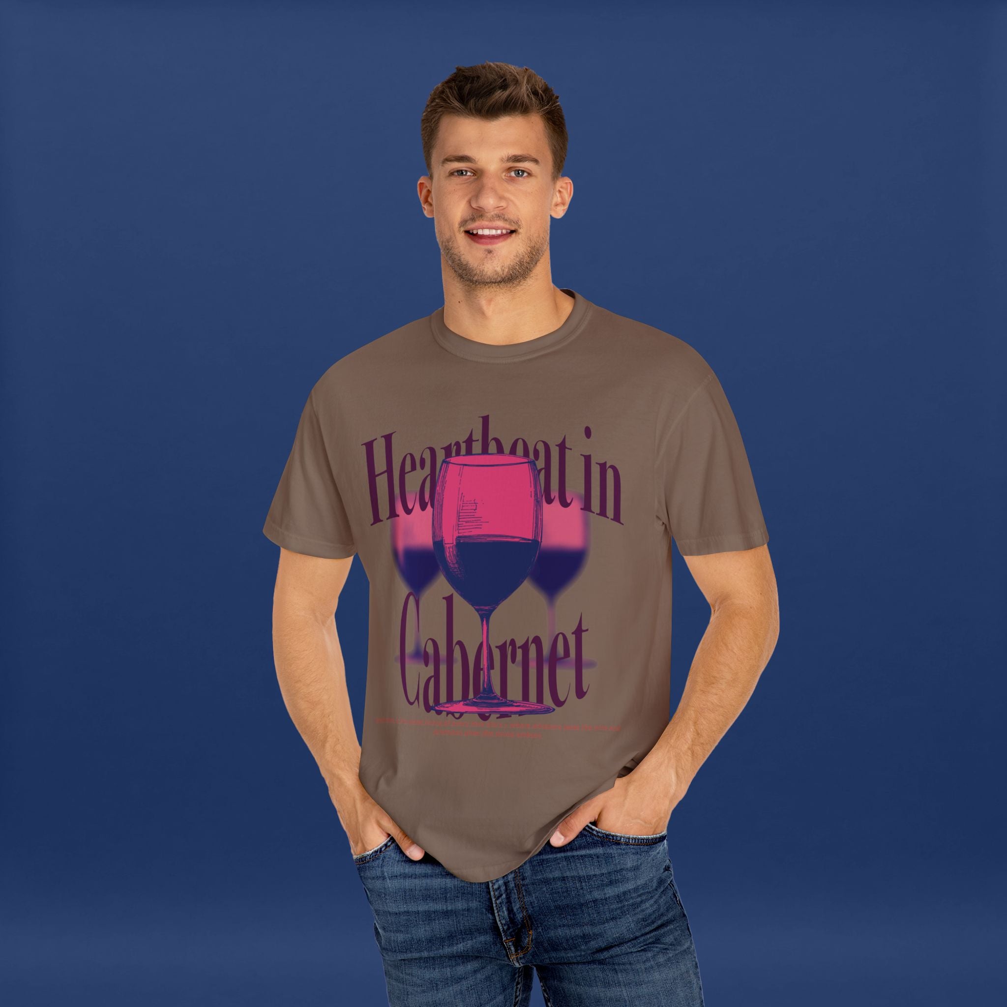 Red Wine Glass - Summer Short Sleeve Graphic Tee for Men & Women