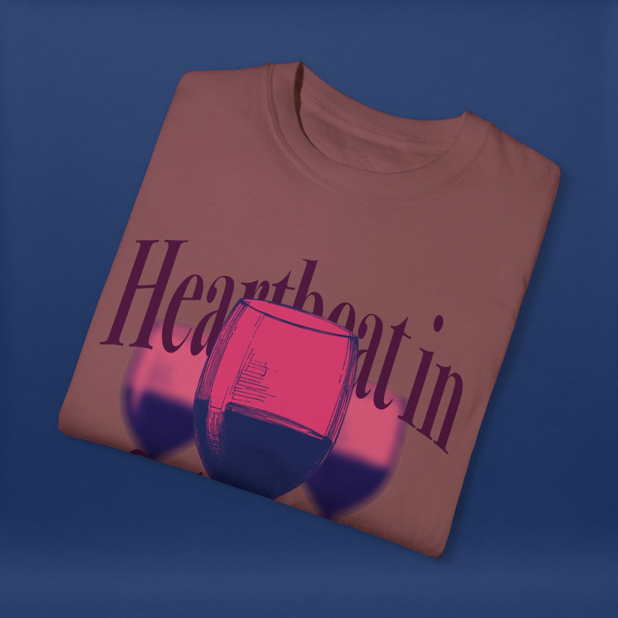 Red Wine Glass - Summer Short Sleeve Graphic Tee for Men & Women