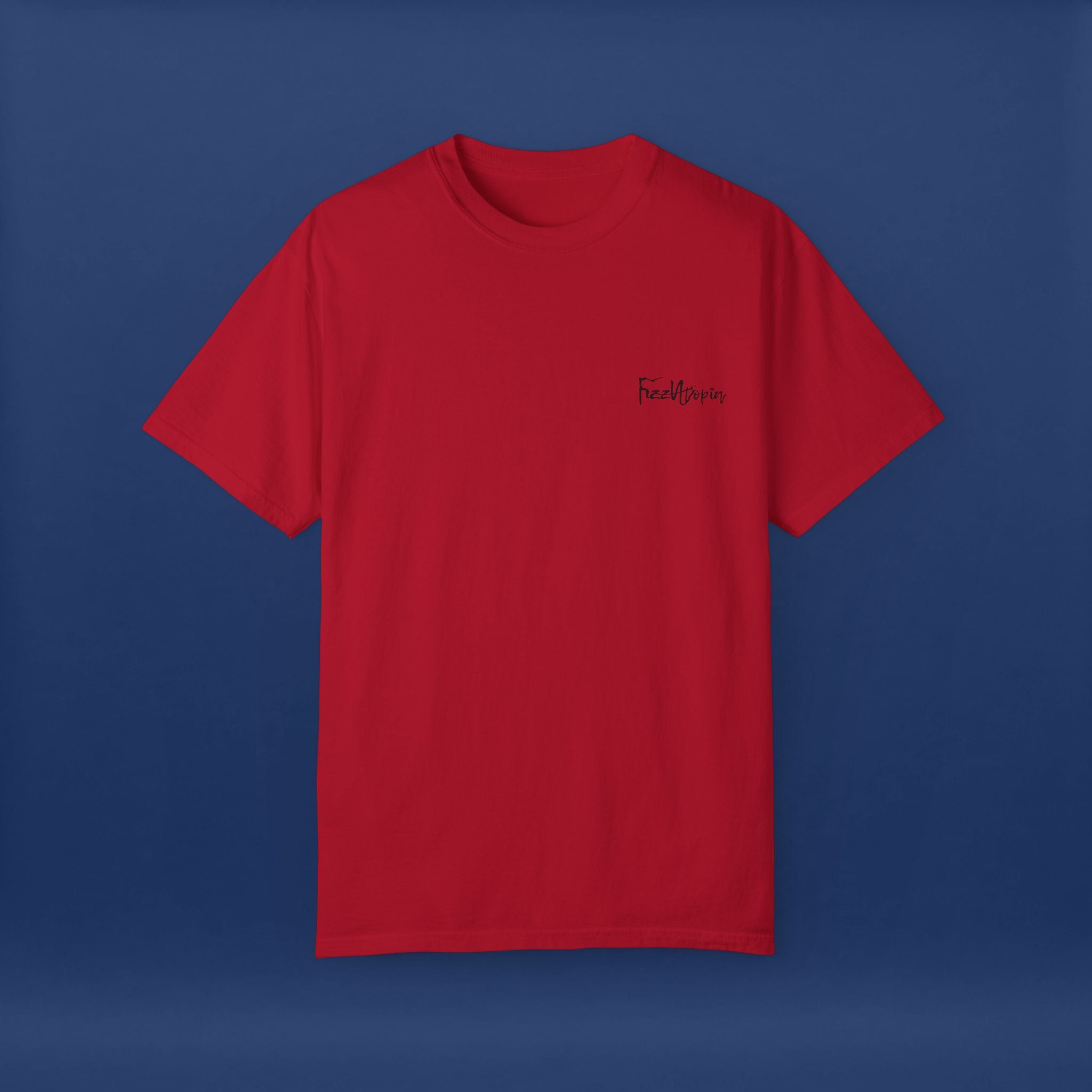 Digital Distortion Typography- Summer Short Sleeve Graphic Tee for Men & Women