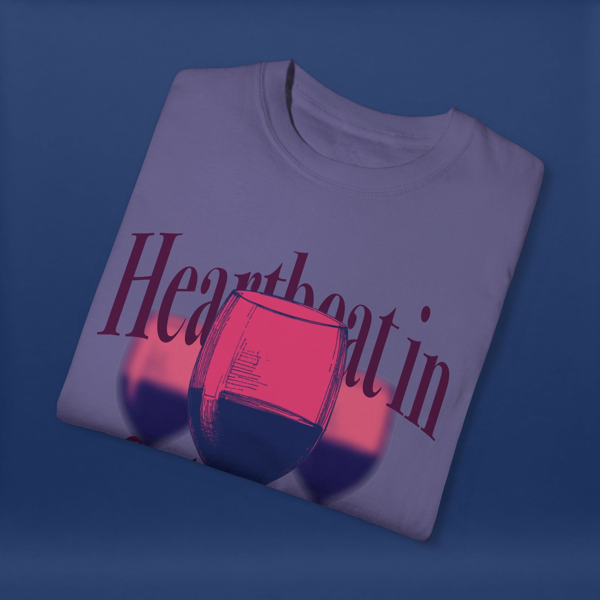Red Wine Glass - Summer Short Sleeve Graphic Tee for Men & Women