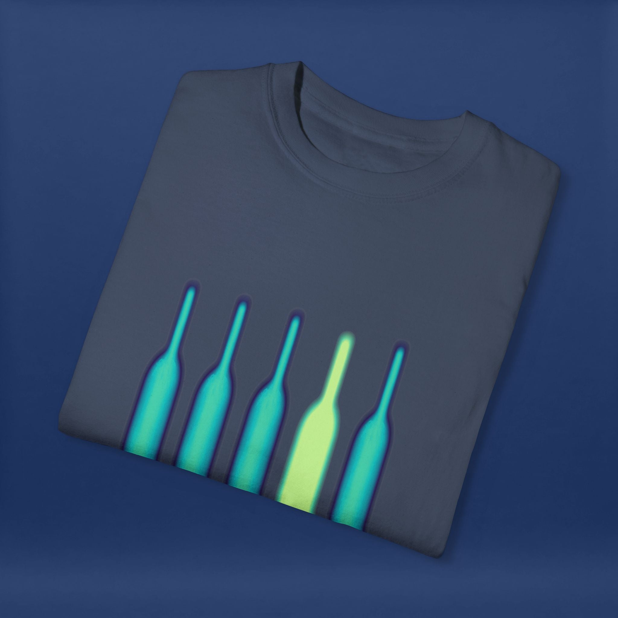 Cyberpunk Neon Vodka  Summer Short Sleeve Graphic Tee for Men & Women