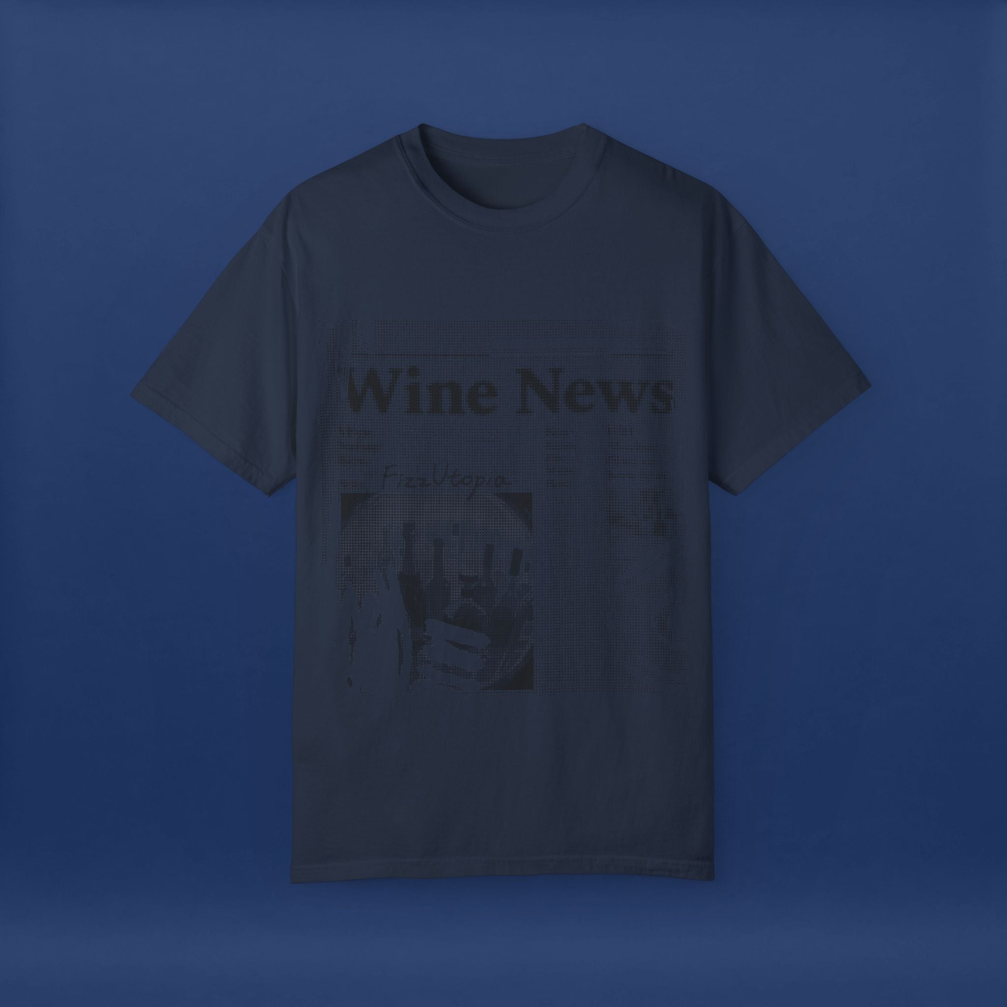 wine news - Summer Short Sleeve Graphic Tee for Men & Women（black）