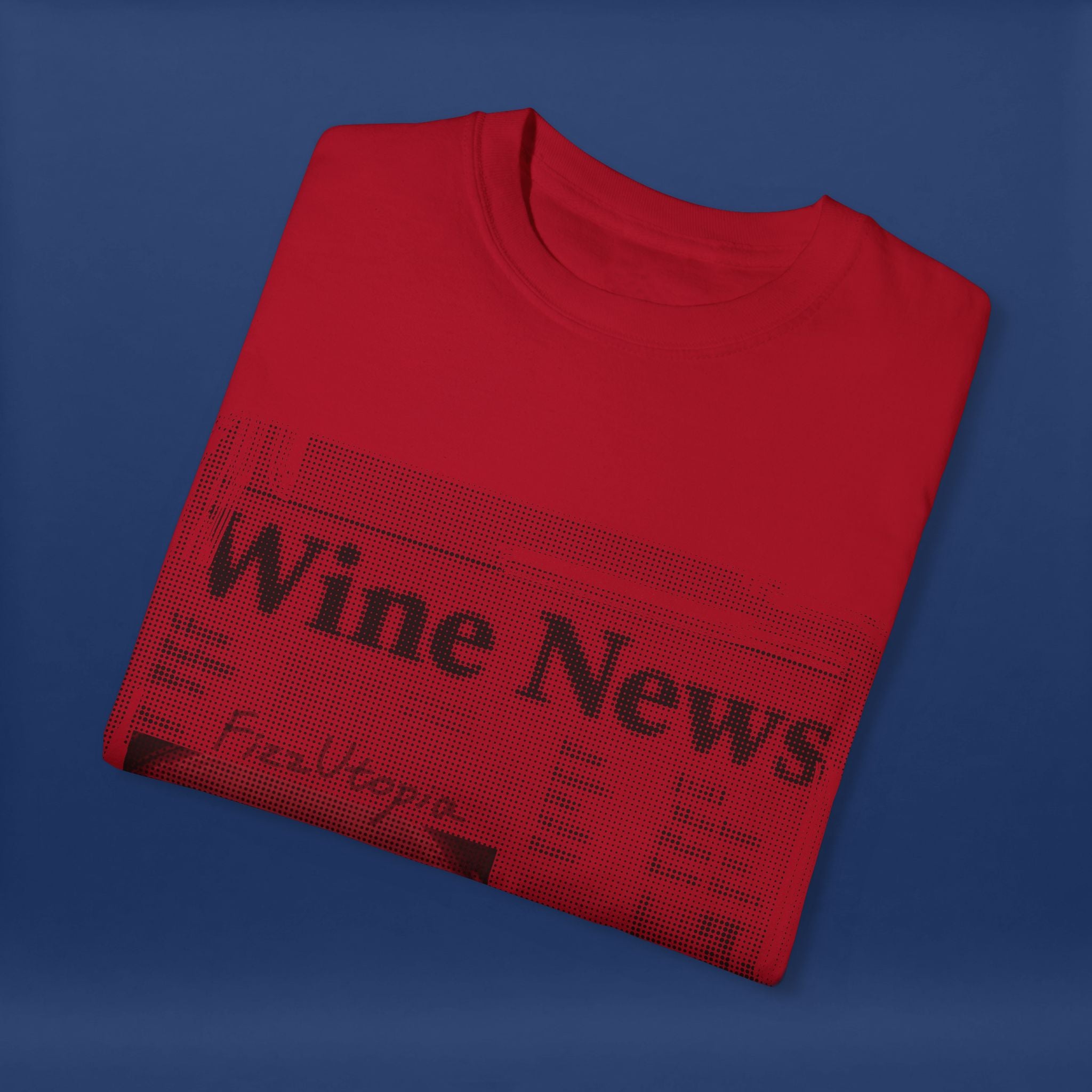 wine news - Summer Short Sleeve Graphic Tee for Men & Women（black）