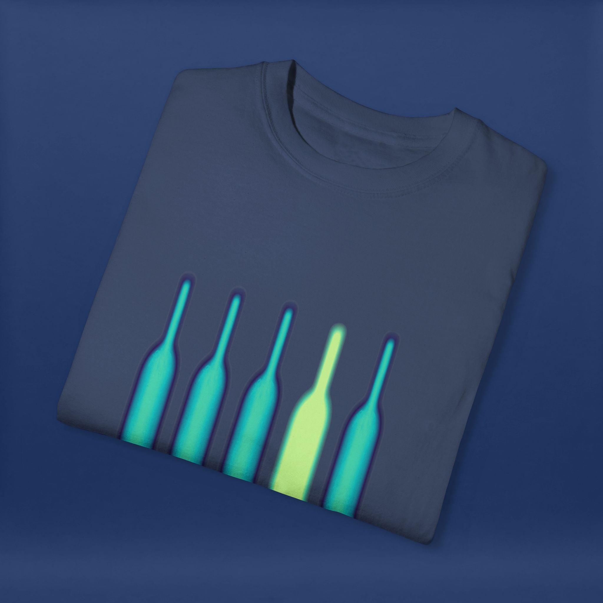 Cyberpunk Neon Vodka  Summer Short Sleeve Graphic Tee for Men & Women