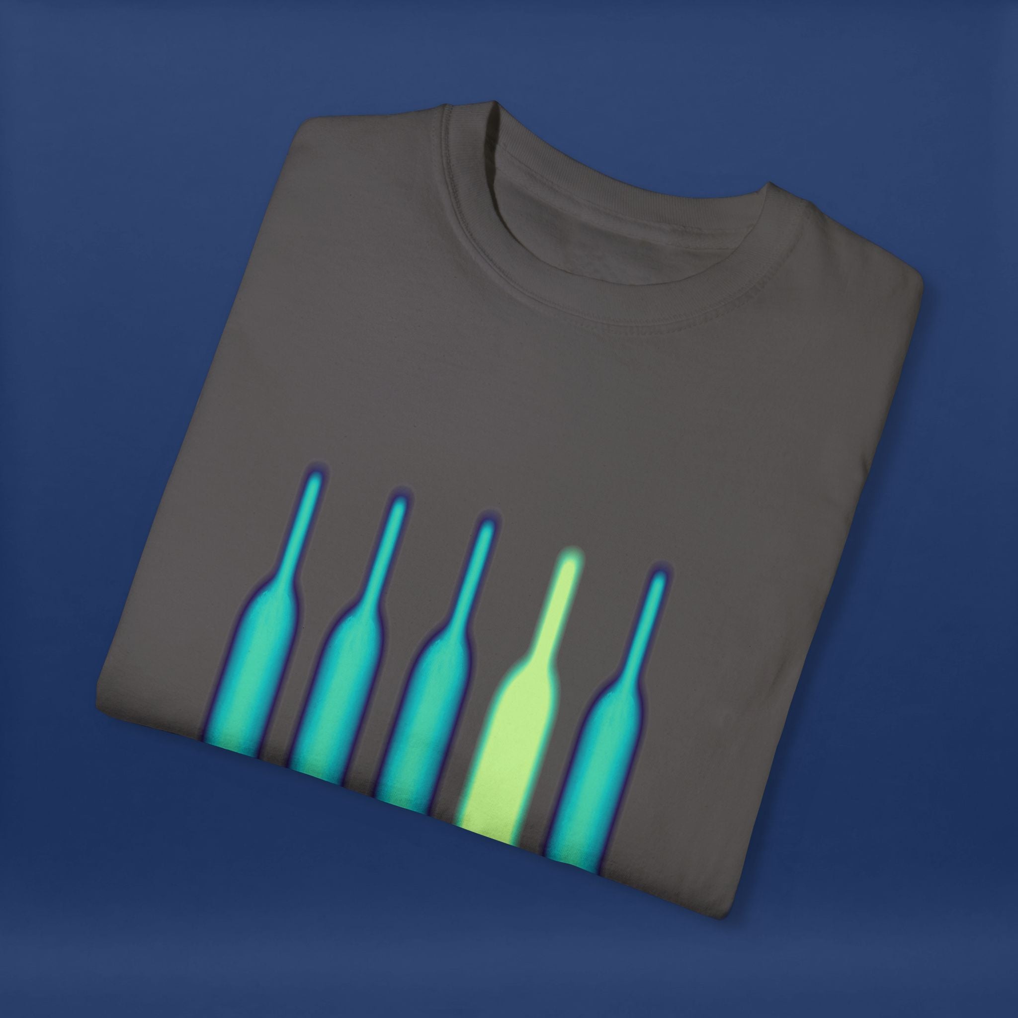 Cyberpunk Neon Vodka  Summer Short Sleeve Graphic Tee for Men & Women