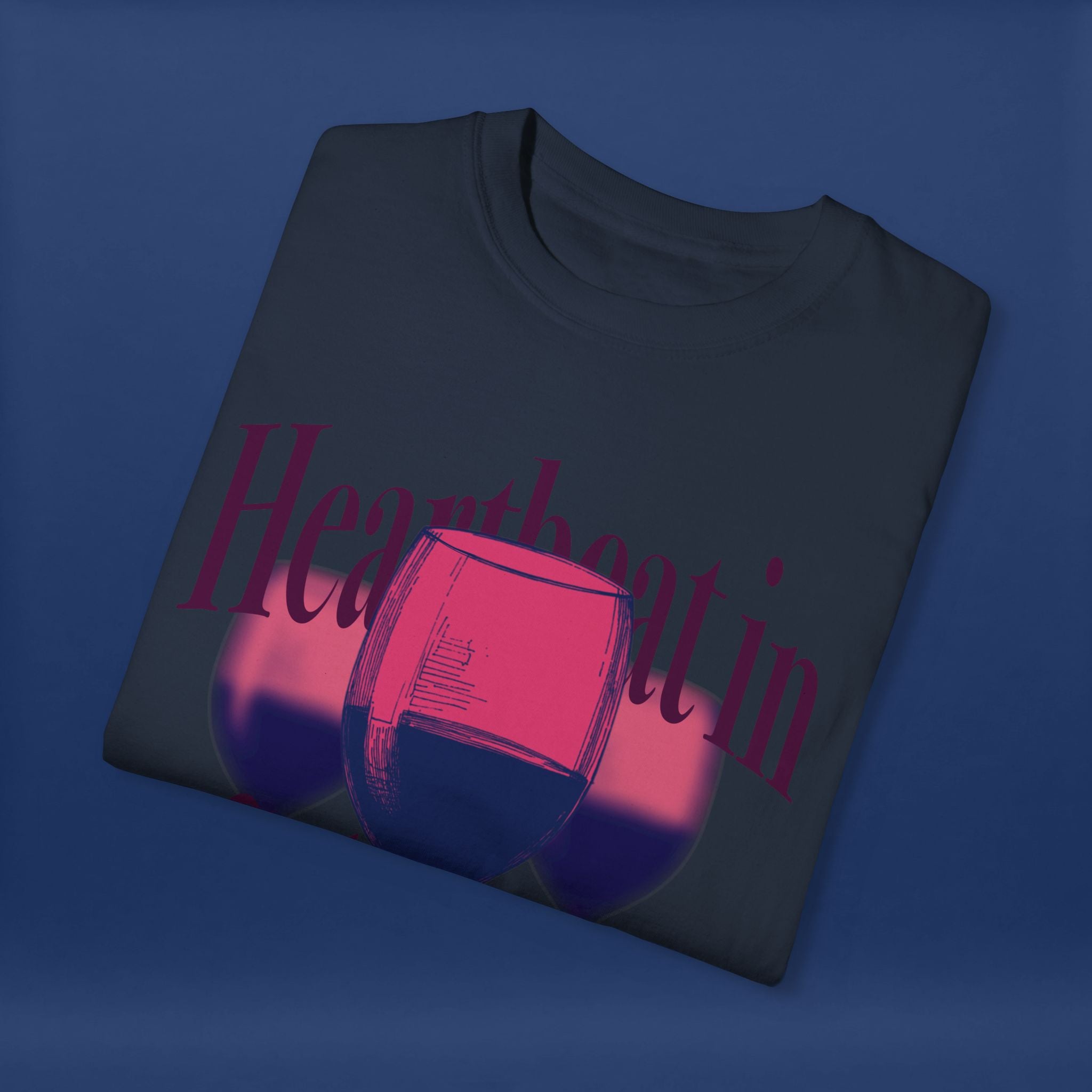 Red Wine Glass - Summer Short Sleeve Graphic Tee for Men & Women