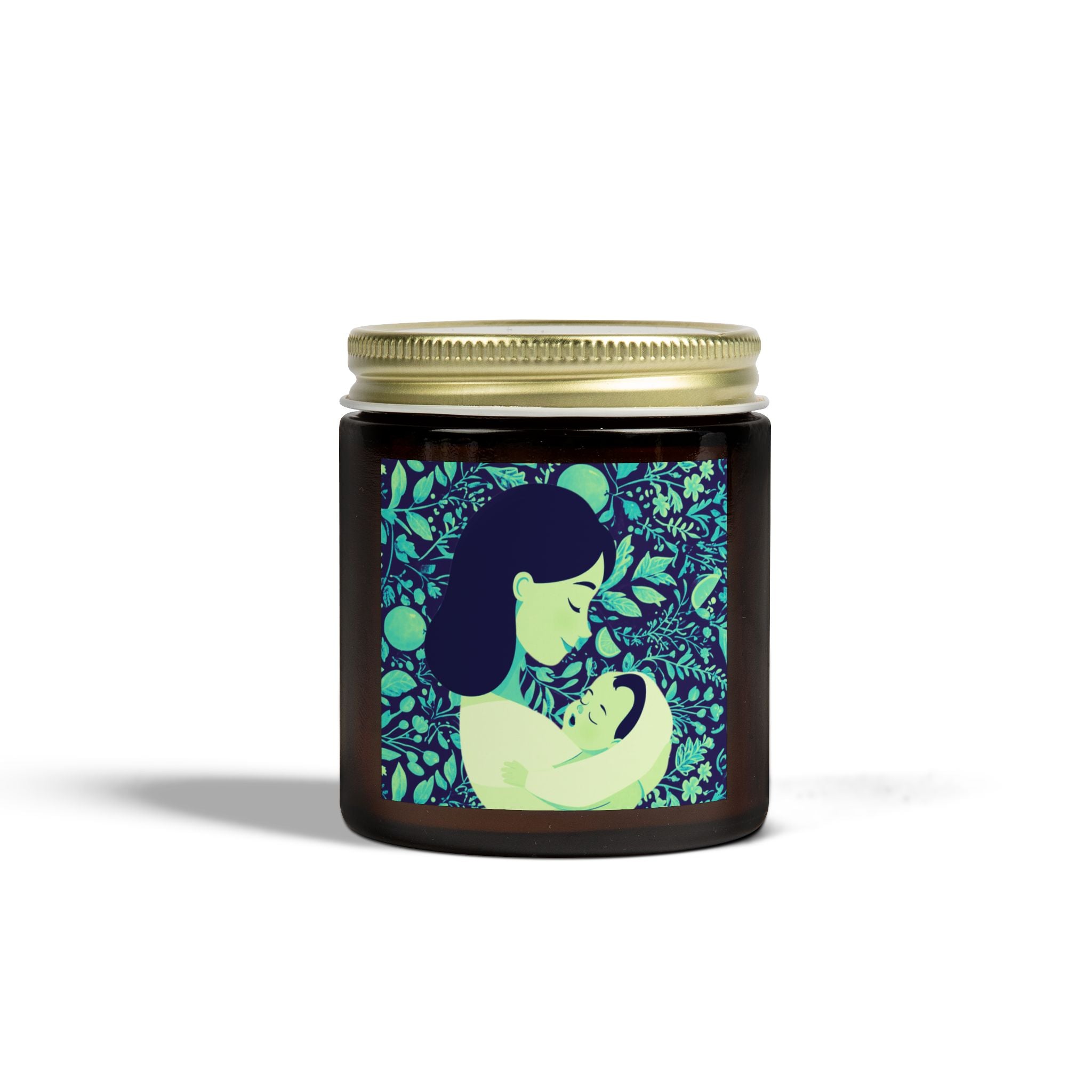 Copy of Copy of Scented Candle - Coconut Apricot Wax, Floral Mother's Love Design