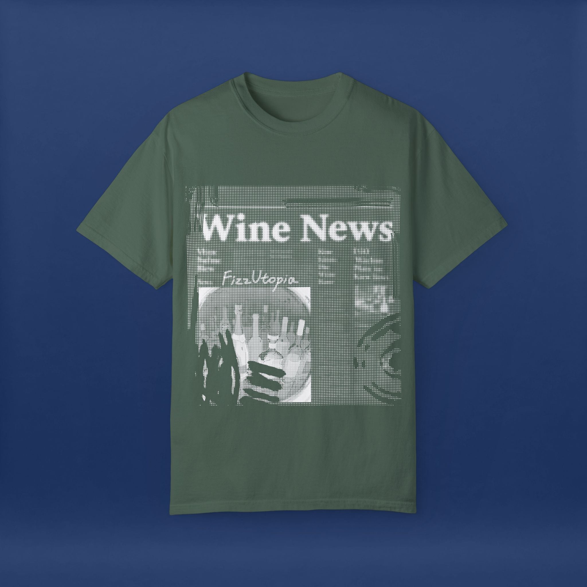 wine news - Summer Short Sleeve Graphic Tee for Men & Women（white）
