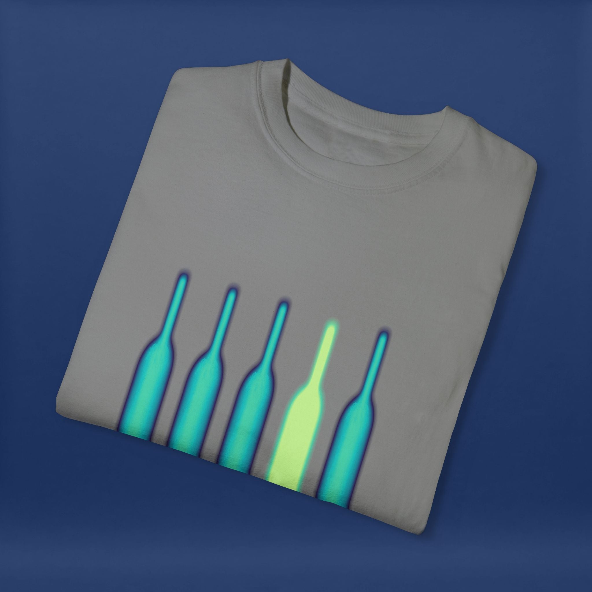 Cyberpunk Neon Vodka  Summer Short Sleeve Graphic Tee for Men & Women