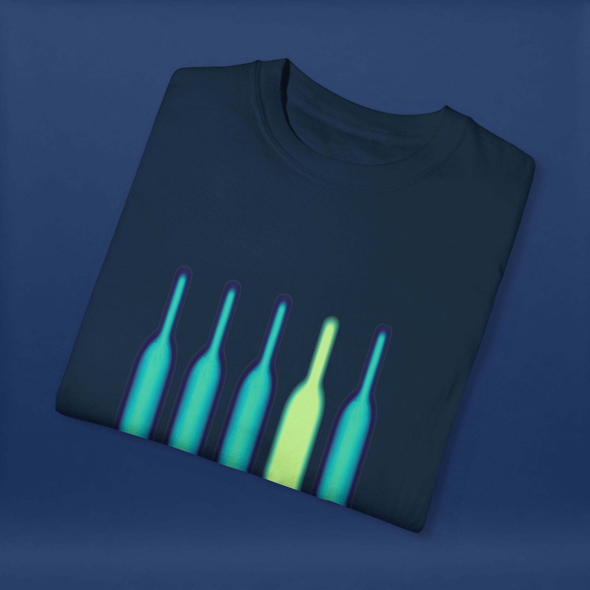 Cyberpunk Neon Vodka  Summer Short Sleeve Graphic Tee for Men & Women