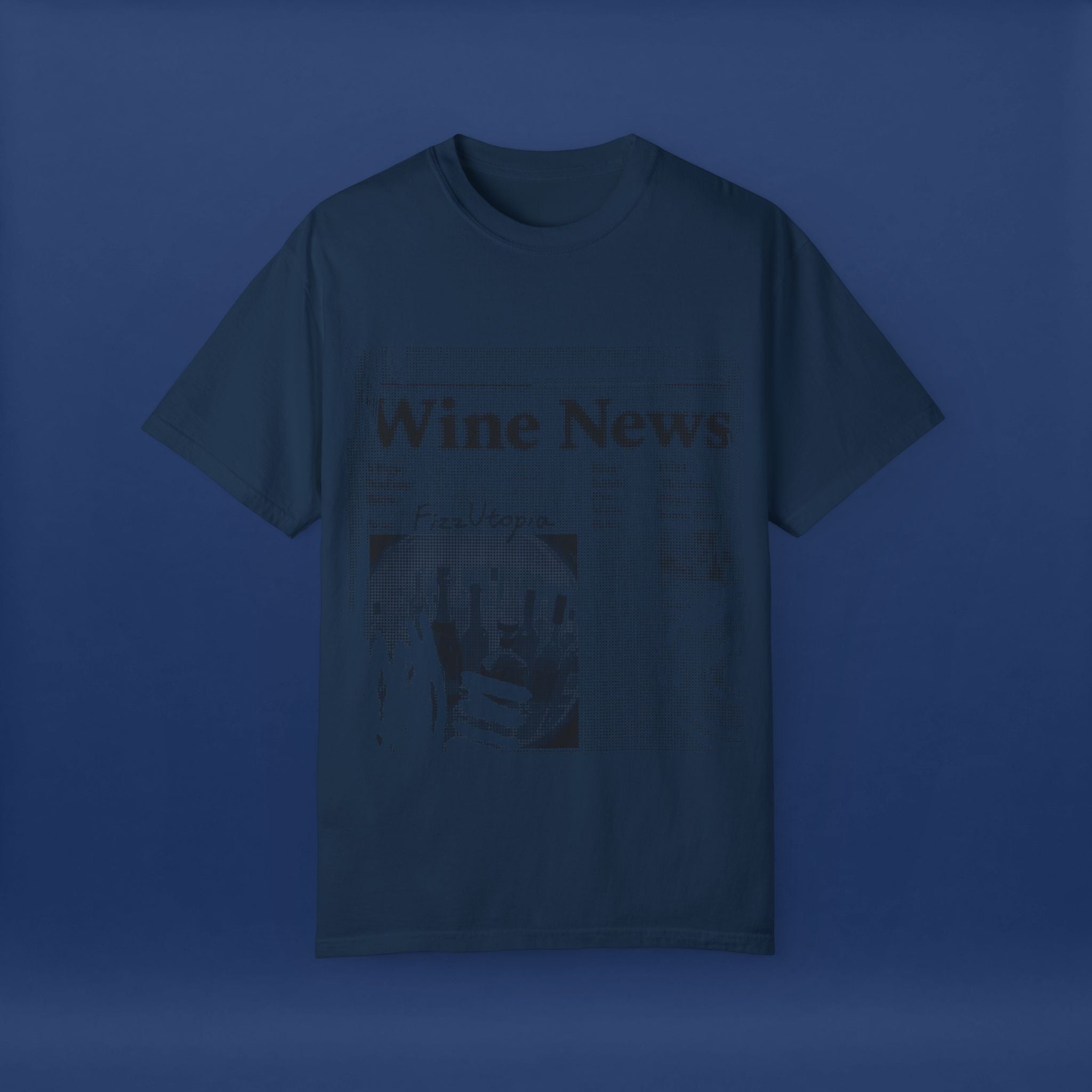wine news - Summer Short Sleeve Graphic Tee for Men & Women（black）