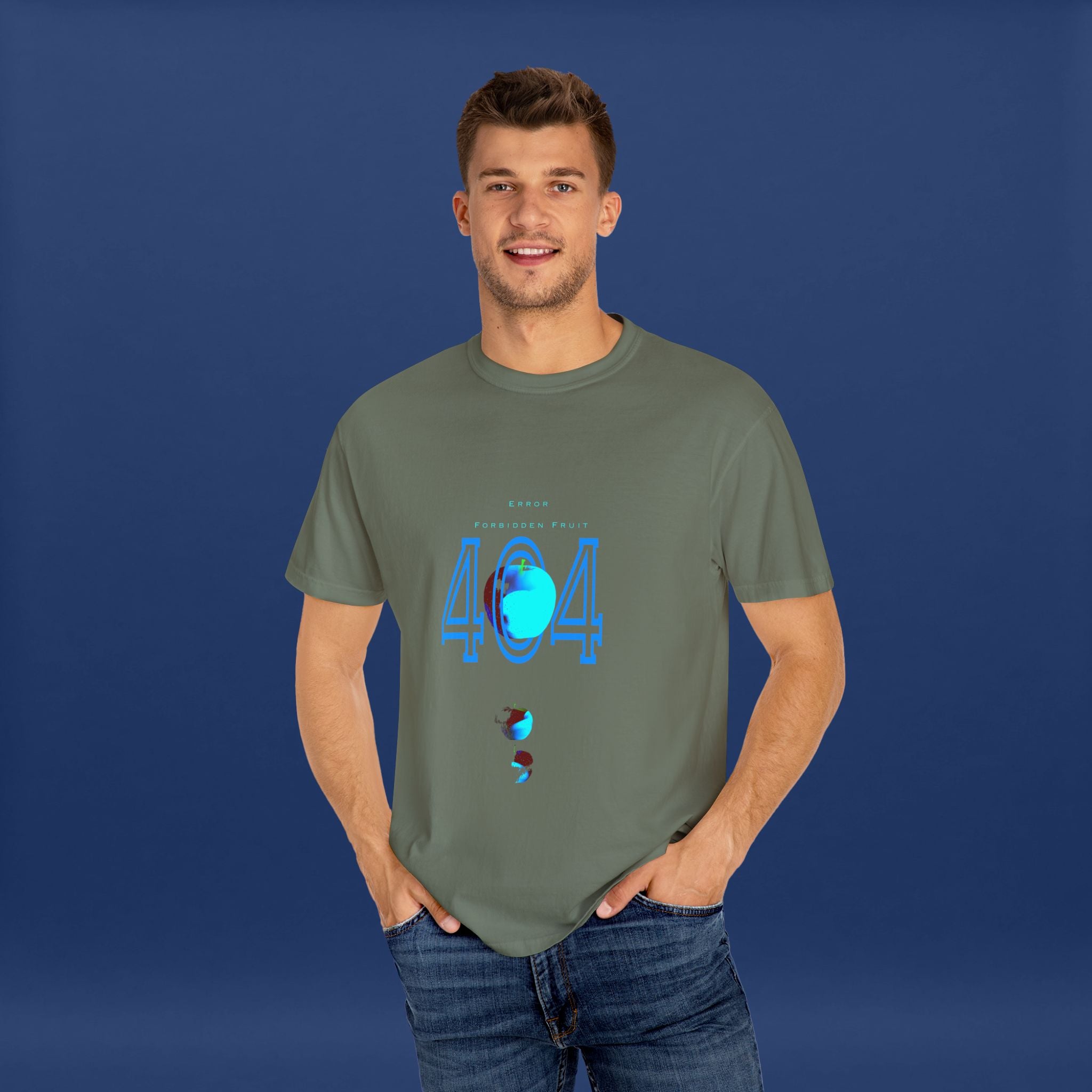 404apple T-Shirt - Summer Short Sleeve Graphic Tee for Men & Women