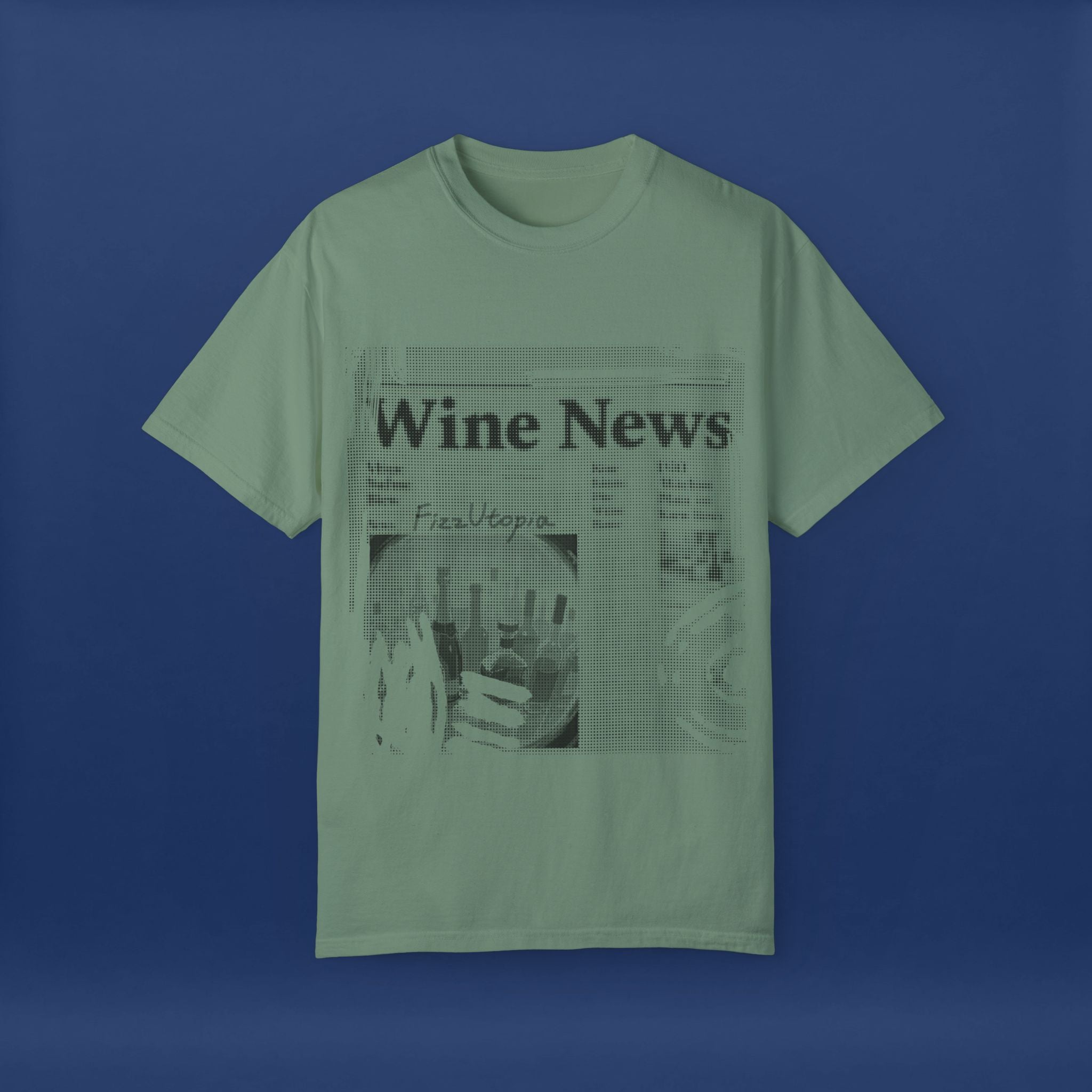 wine news - Summer Short Sleeve Graphic Tee for Men & Women（black）