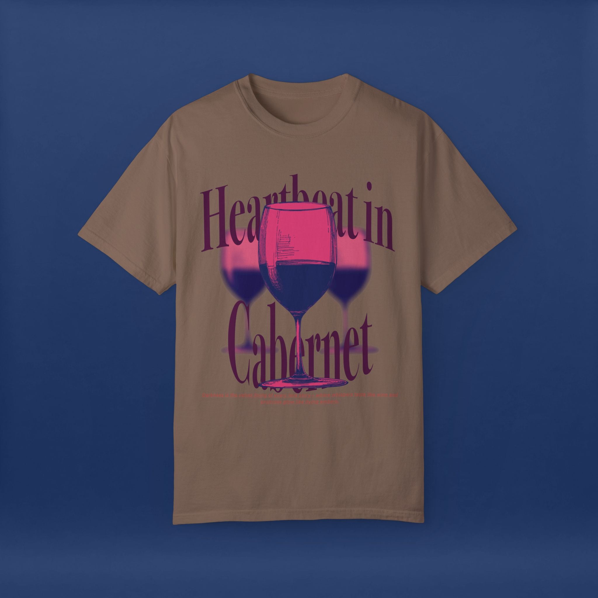 Red Wine Glass - Summer Short Sleeve Graphic Tee for Men & Women