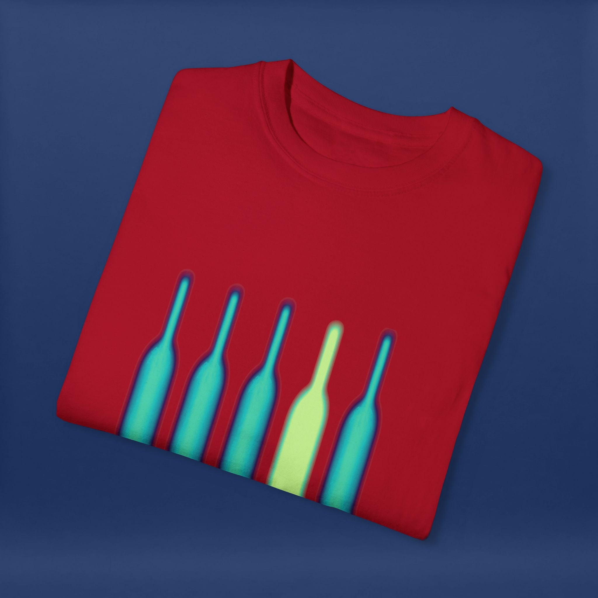 Cyberpunk Neon Vodka  Summer Short Sleeve Graphic Tee for Men & Women