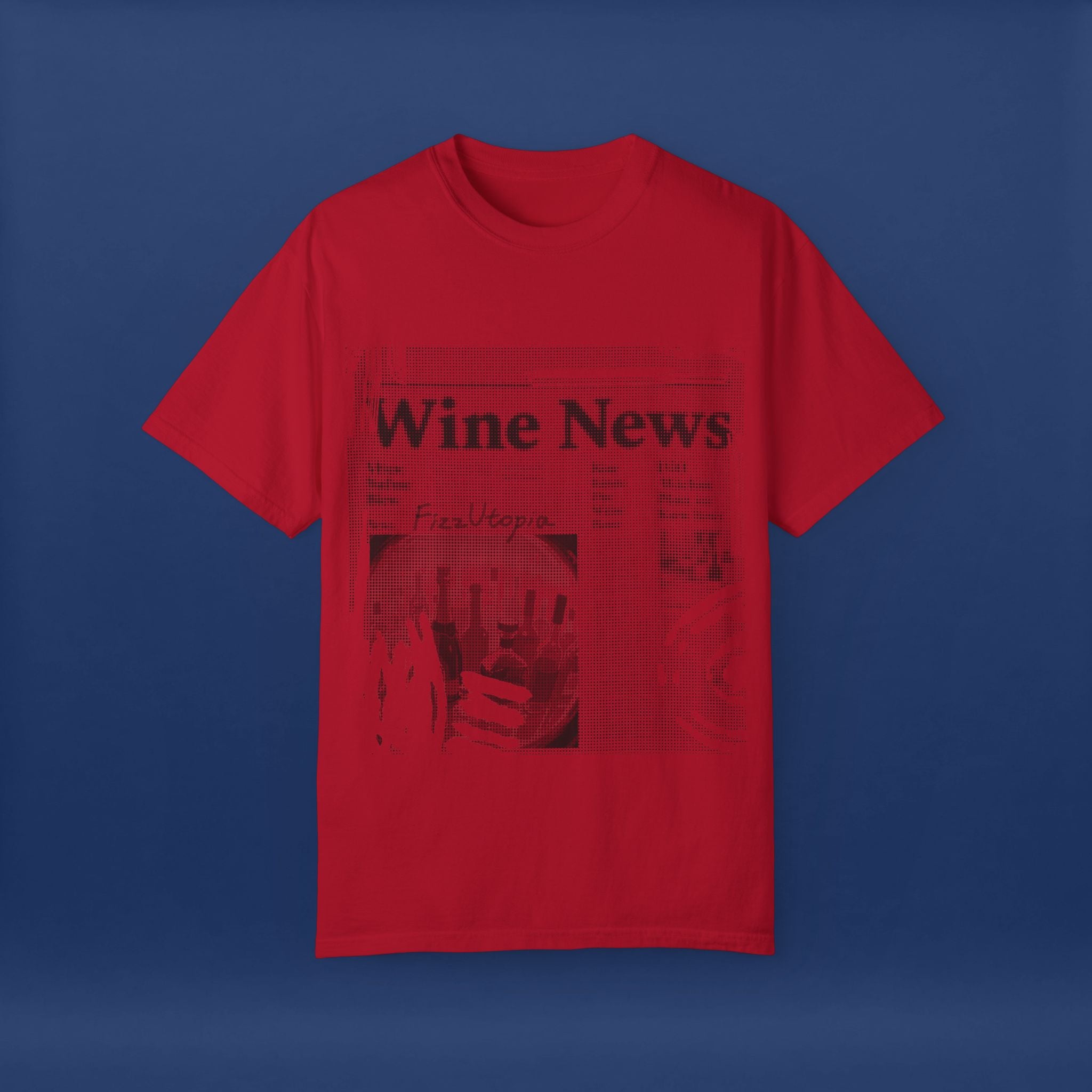 wine news - Summer Short Sleeve Graphic Tee for Men & Women（black）