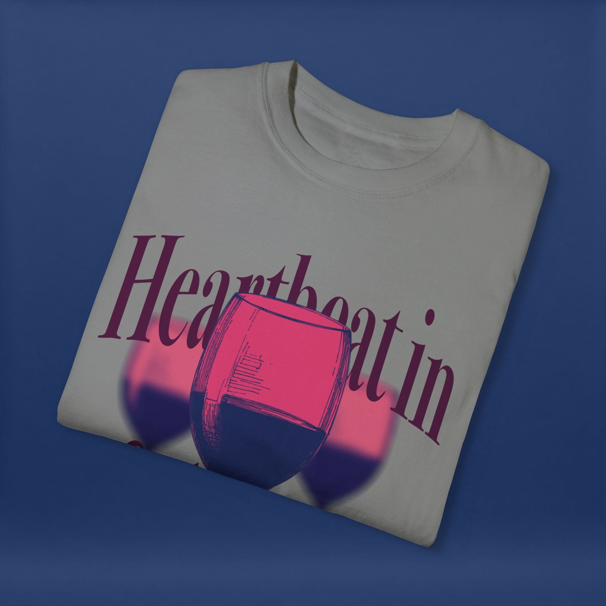 Red Wine Glass - Summer Short Sleeve Graphic Tee for Men & Women