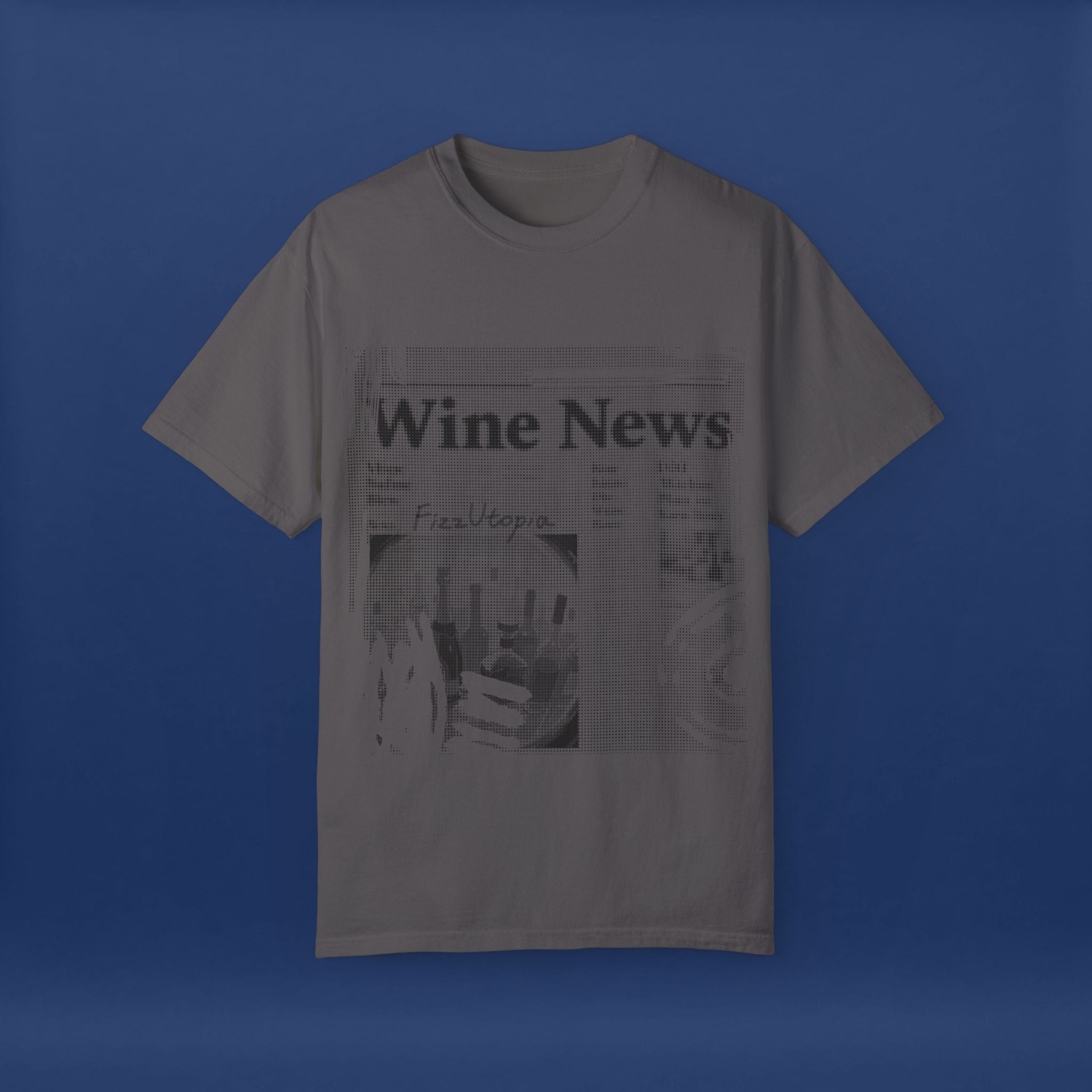 wine news - Summer Short Sleeve Graphic Tee for Men & Women（black）