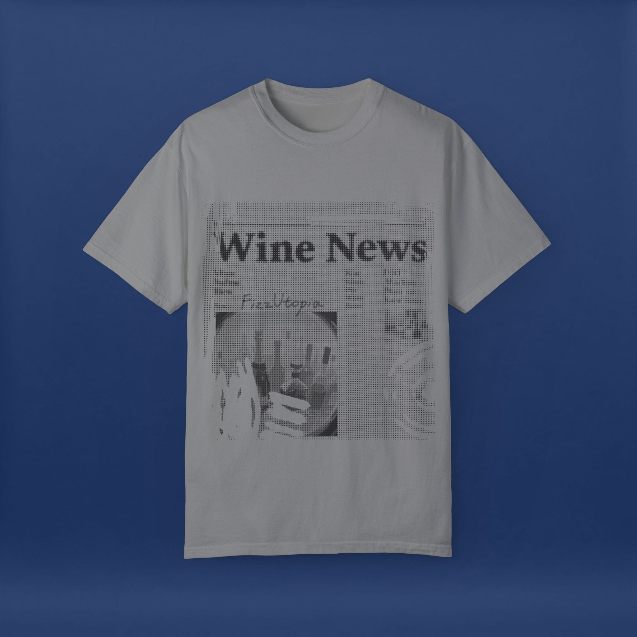 wine news - Summer Short Sleeve Graphic Tee for Men & Women（black）