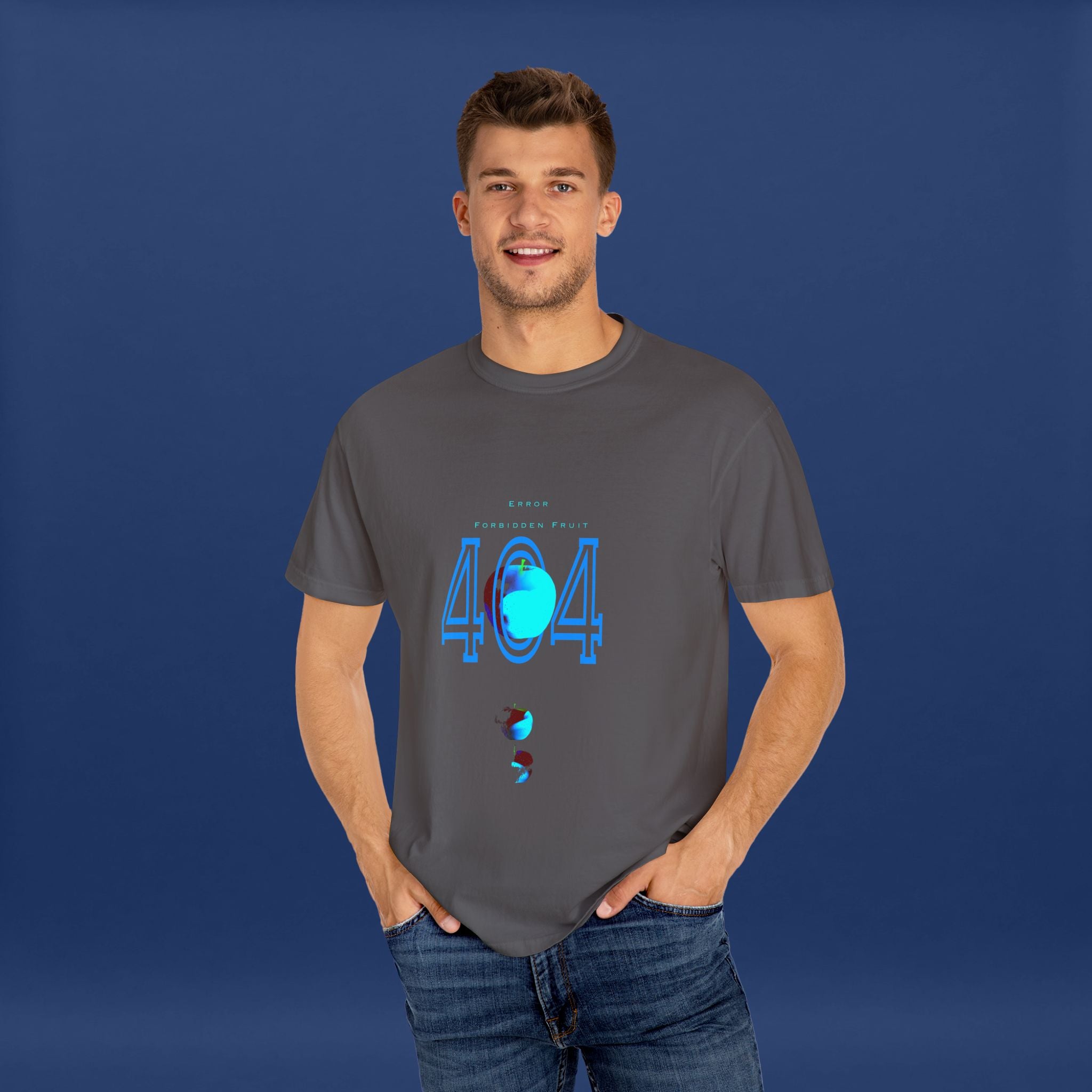 404apple T-Shirt - Summer Short Sleeve Graphic Tee for Men & Women