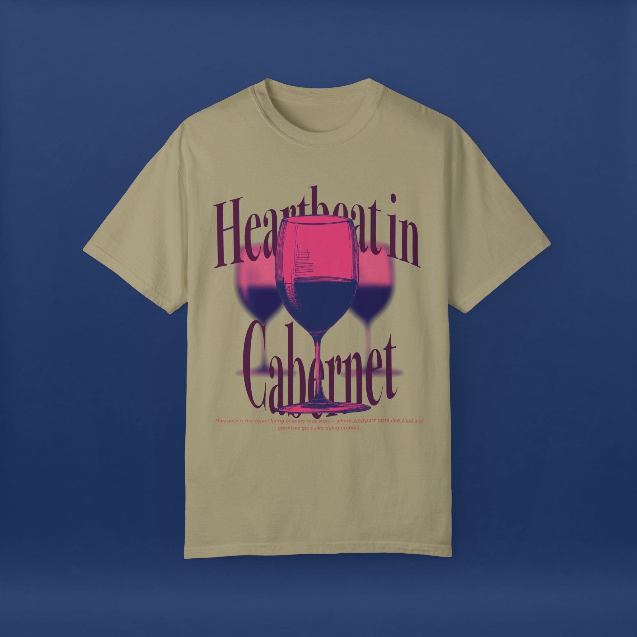 Red Wine Glass - Summer Short Sleeve Graphic Tee for Men & Women