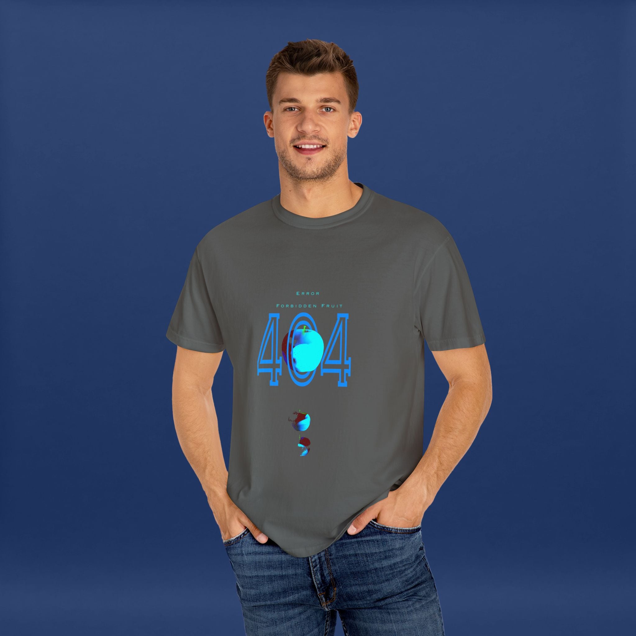 404apple T-Shirt - Summer Short Sleeve Graphic Tee for Men & Women