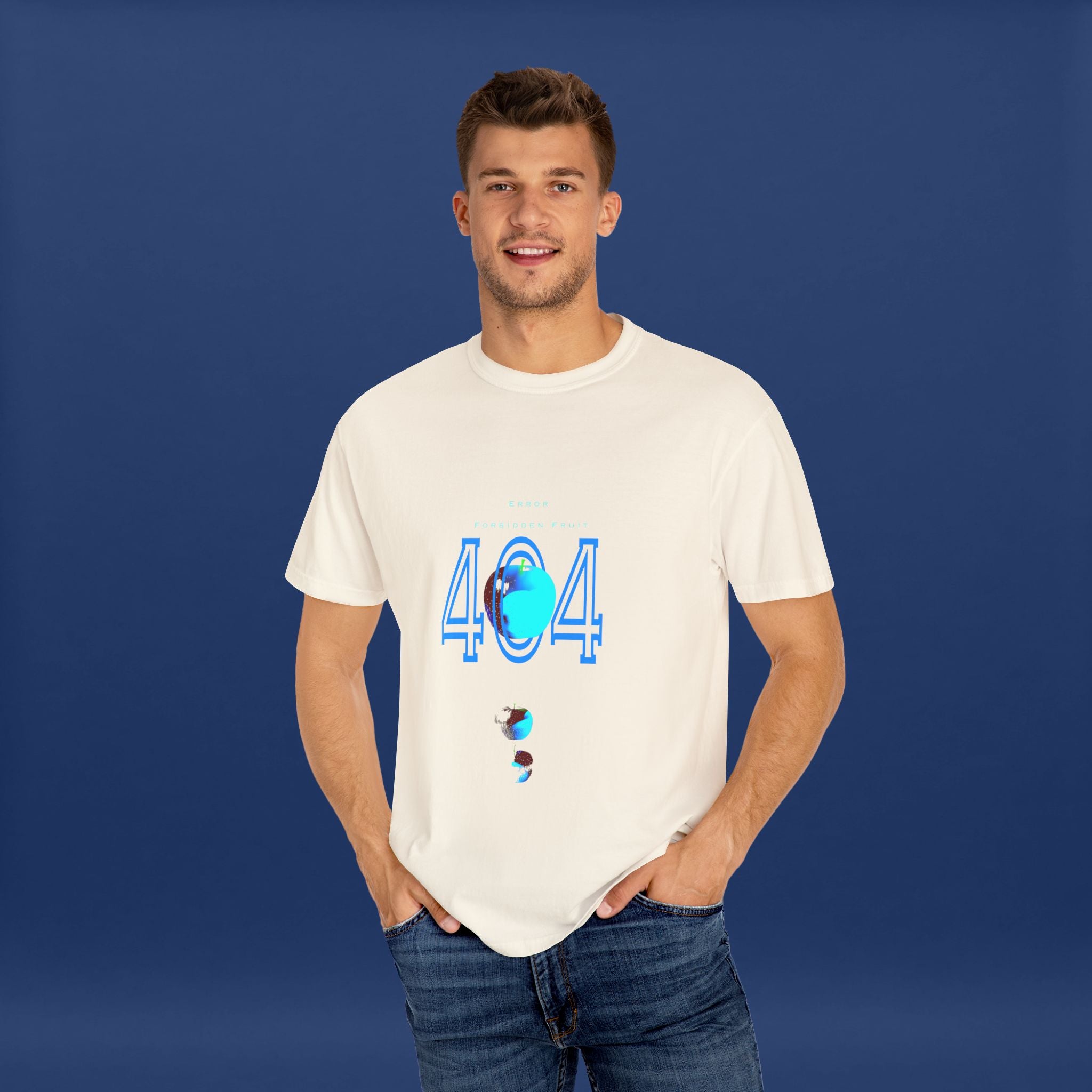404apple T-Shirt - Summer Short Sleeve Graphic Tee for Men & Women