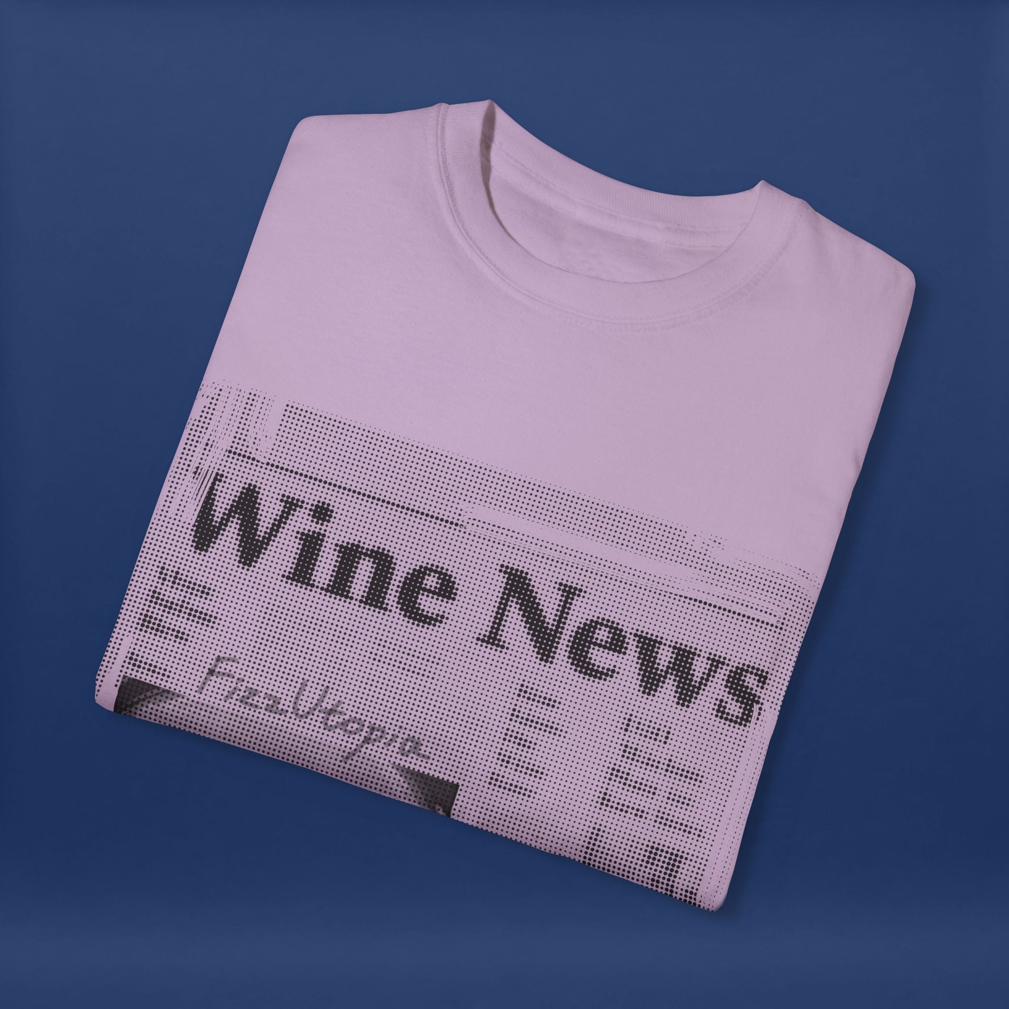 wine news - Summer Short Sleeve Graphic Tee for Men & Women（black）