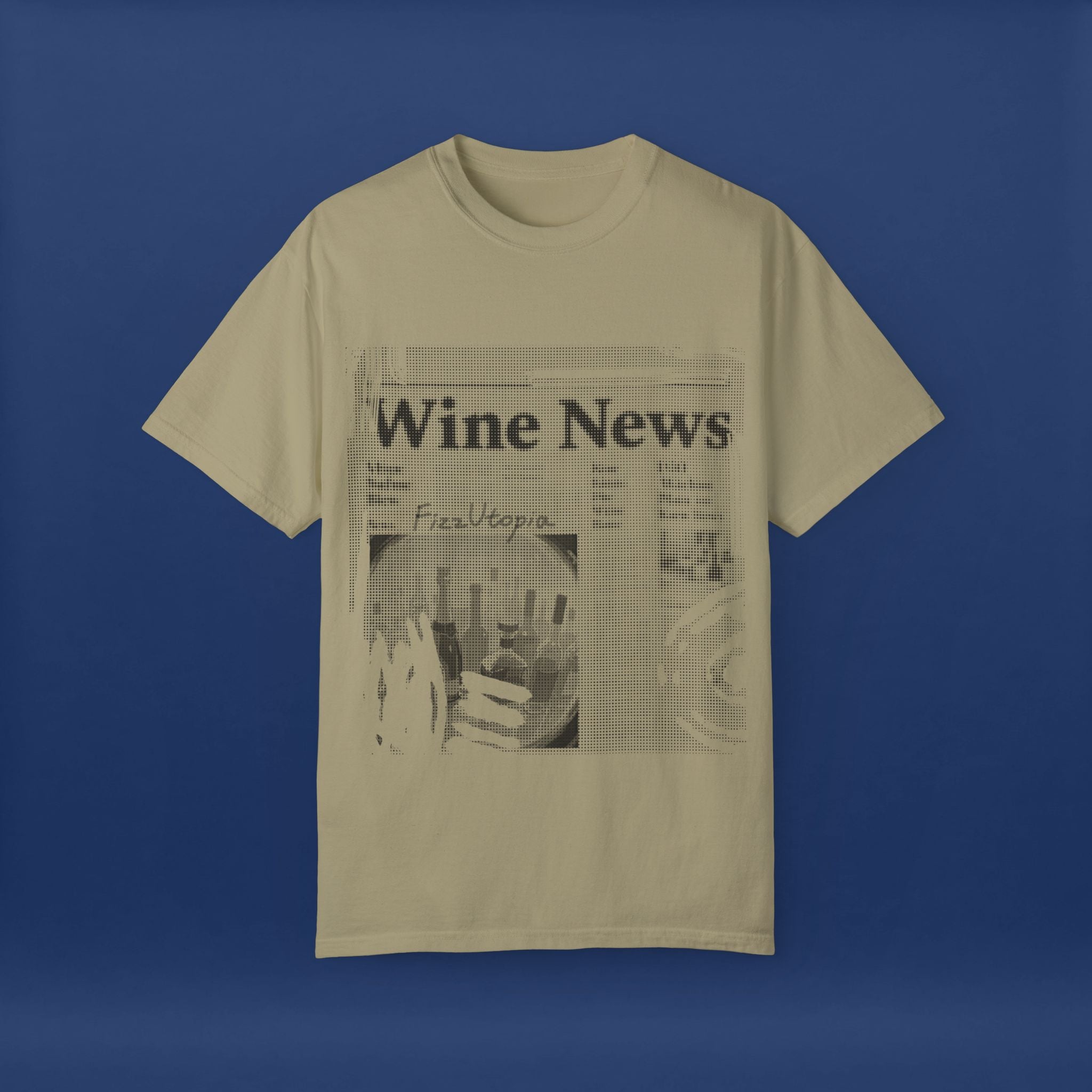 wine news - Summer Short Sleeve Graphic Tee for Men & Women（black）