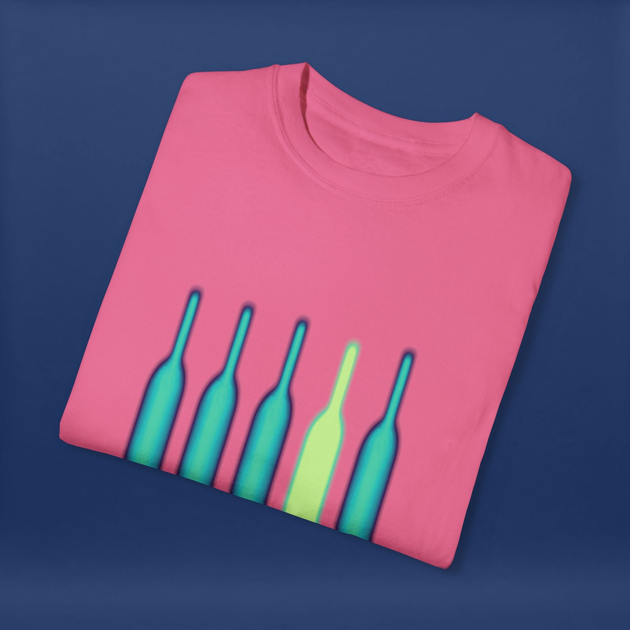 Cyberpunk Neon Vodka  Summer Short Sleeve Graphic Tee for Men & Women