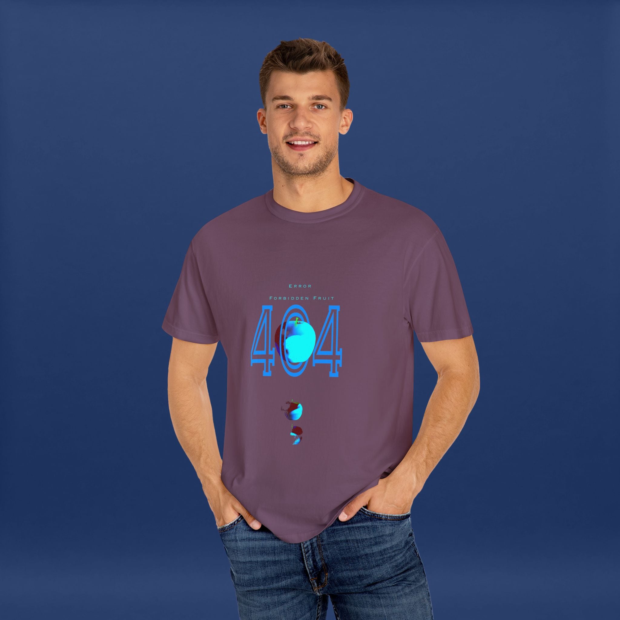 404apple T-Shirt - Summer Short Sleeve Graphic Tee for Men & Women