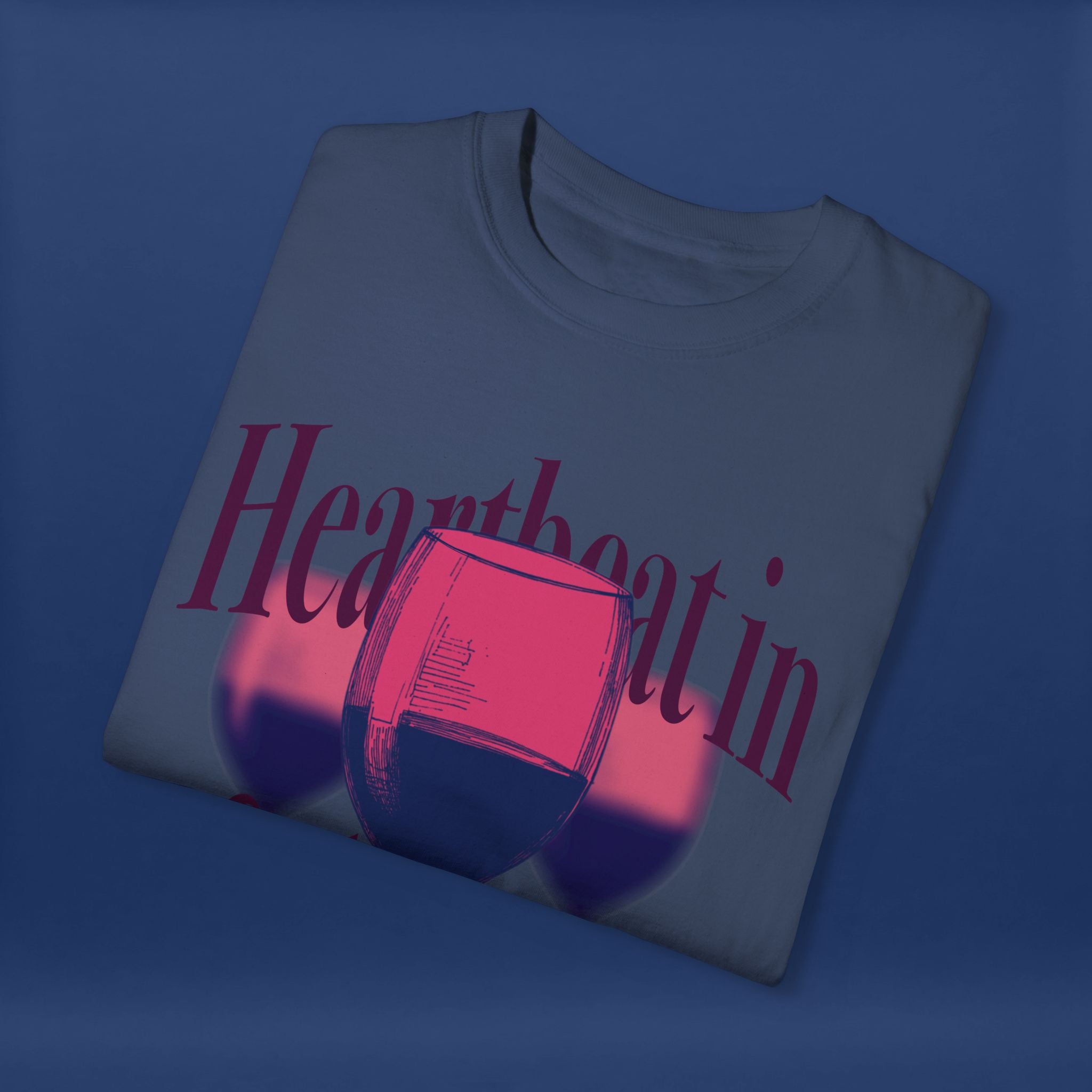 Red Wine Glass - Summer Short Sleeve Graphic Tee for Men & Women