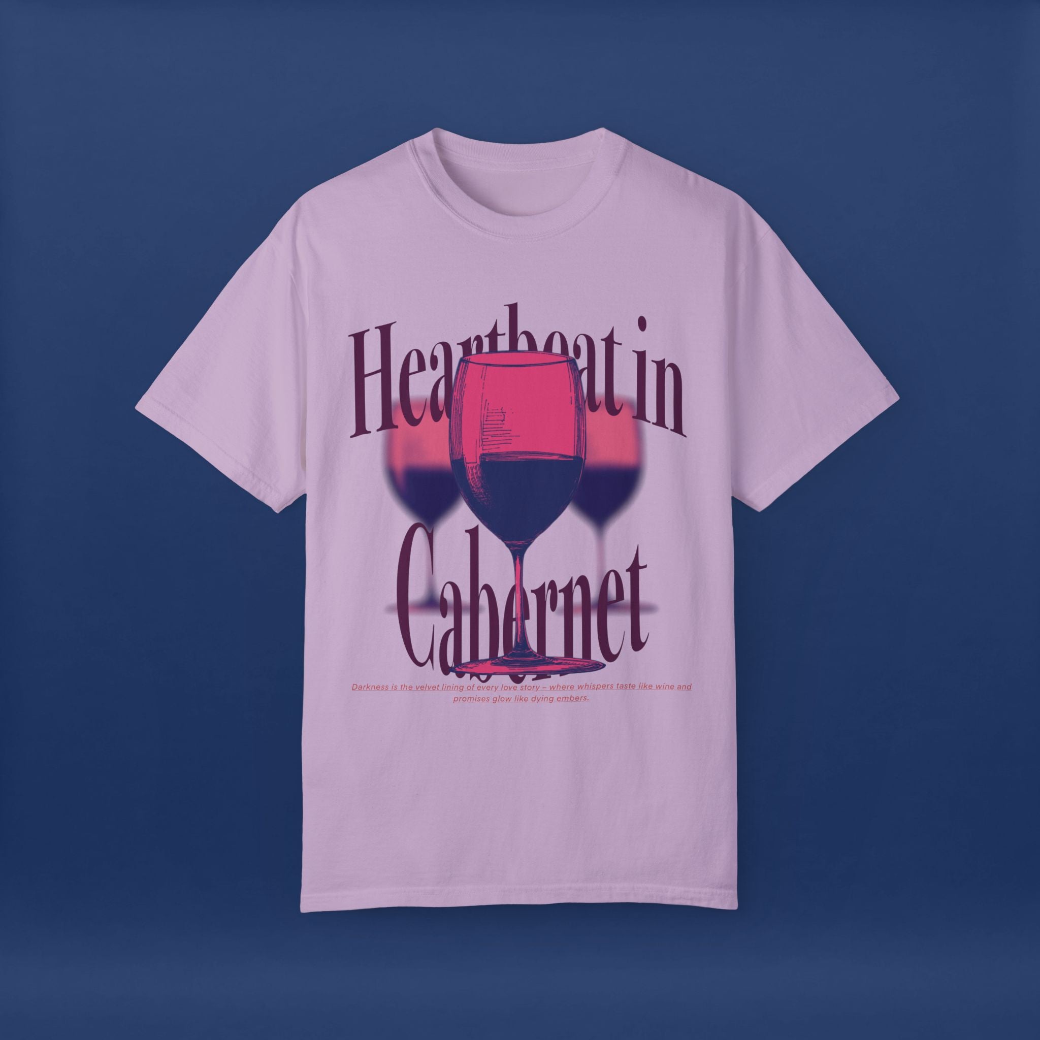 Red Wine Glass - Summer Short Sleeve Graphic Tee for Men & Women