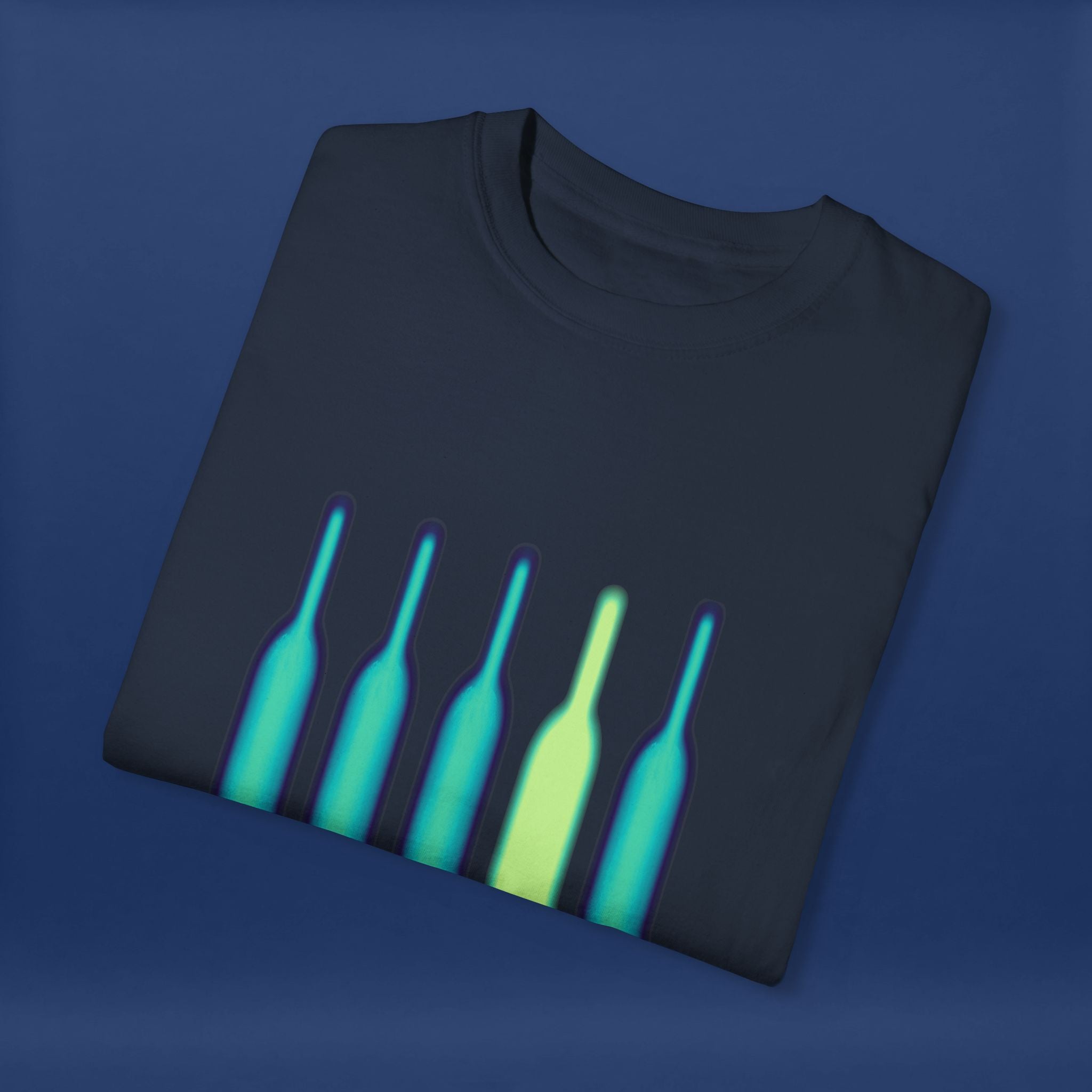Cyberpunk Neon Vodka  Summer Short Sleeve Graphic Tee for Men & Women