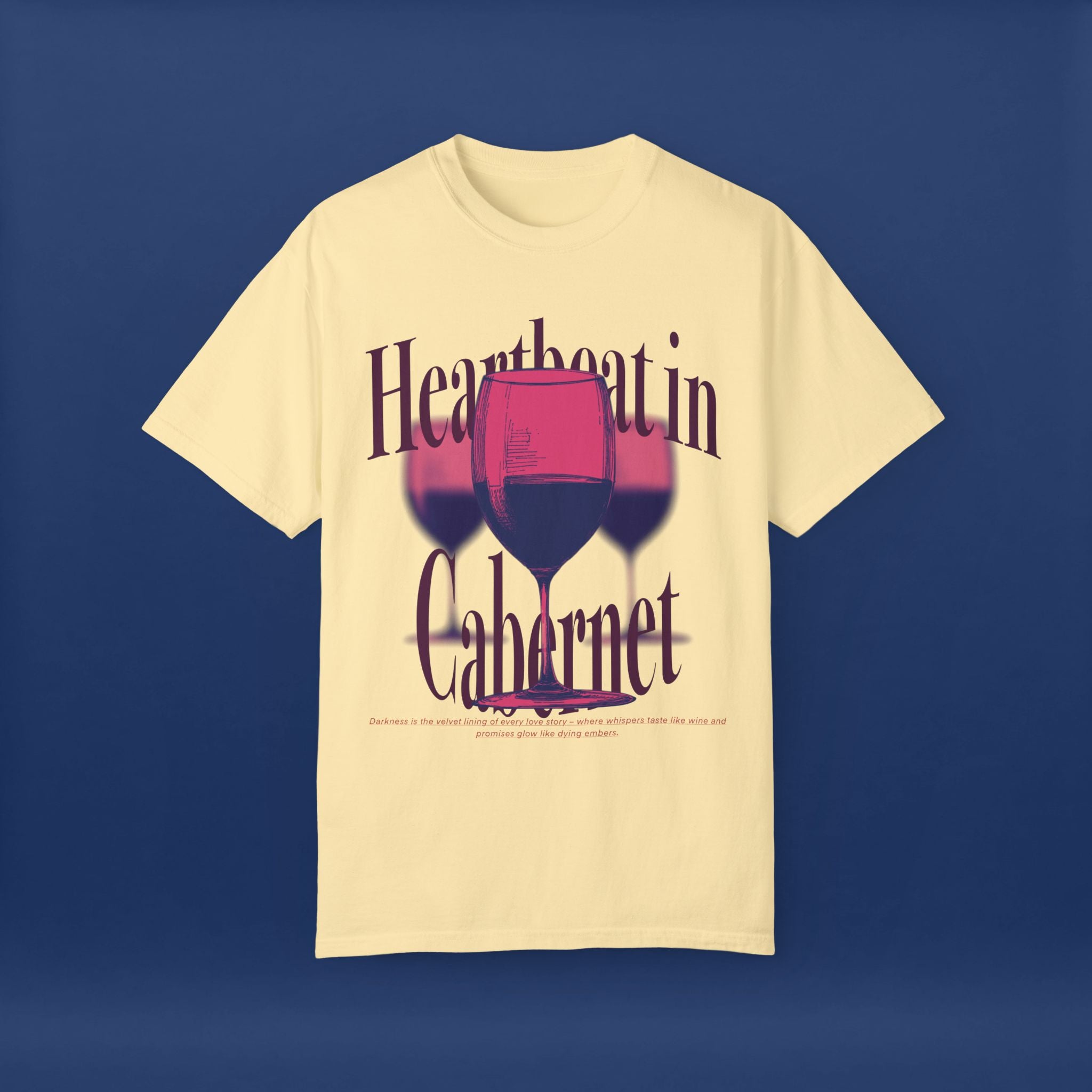 Red Wine Glass - Summer Short Sleeve Graphic Tee for Men & Women