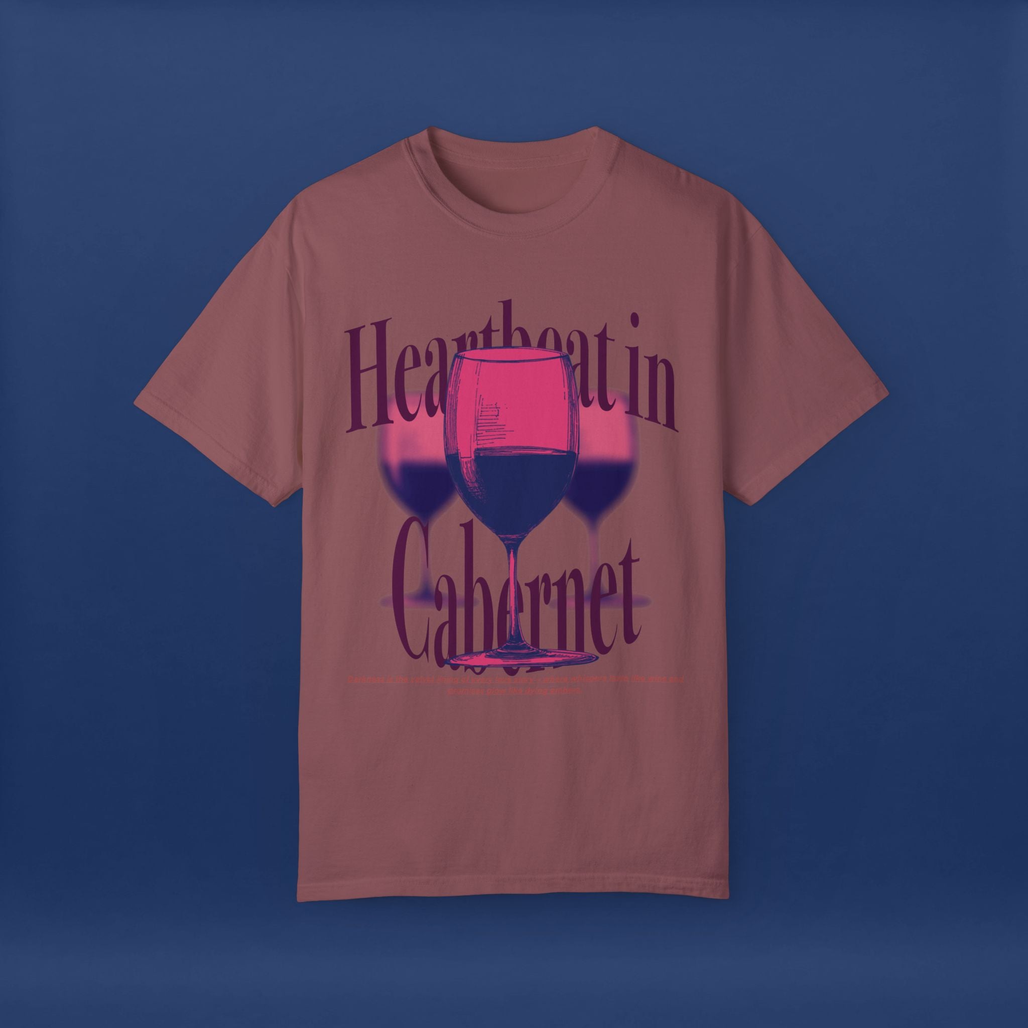 Red Wine Glass - Summer Short Sleeve Graphic Tee for Men & Women