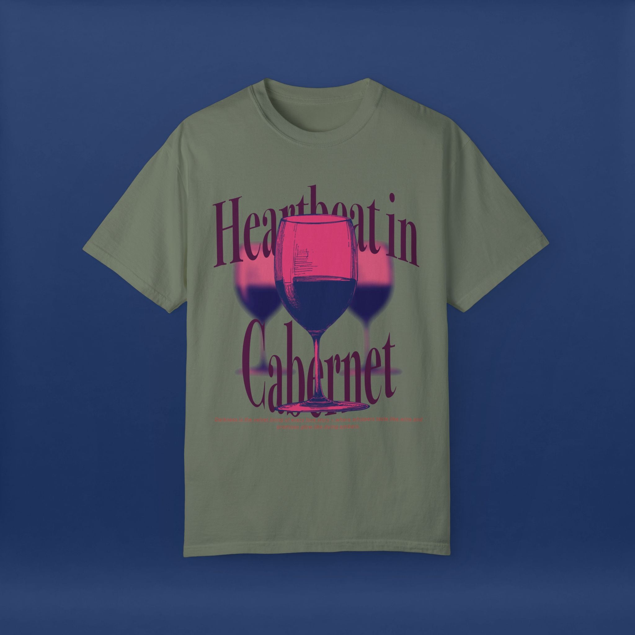 Red Wine Glass - Summer Short Sleeve Graphic Tee for Men & Women
