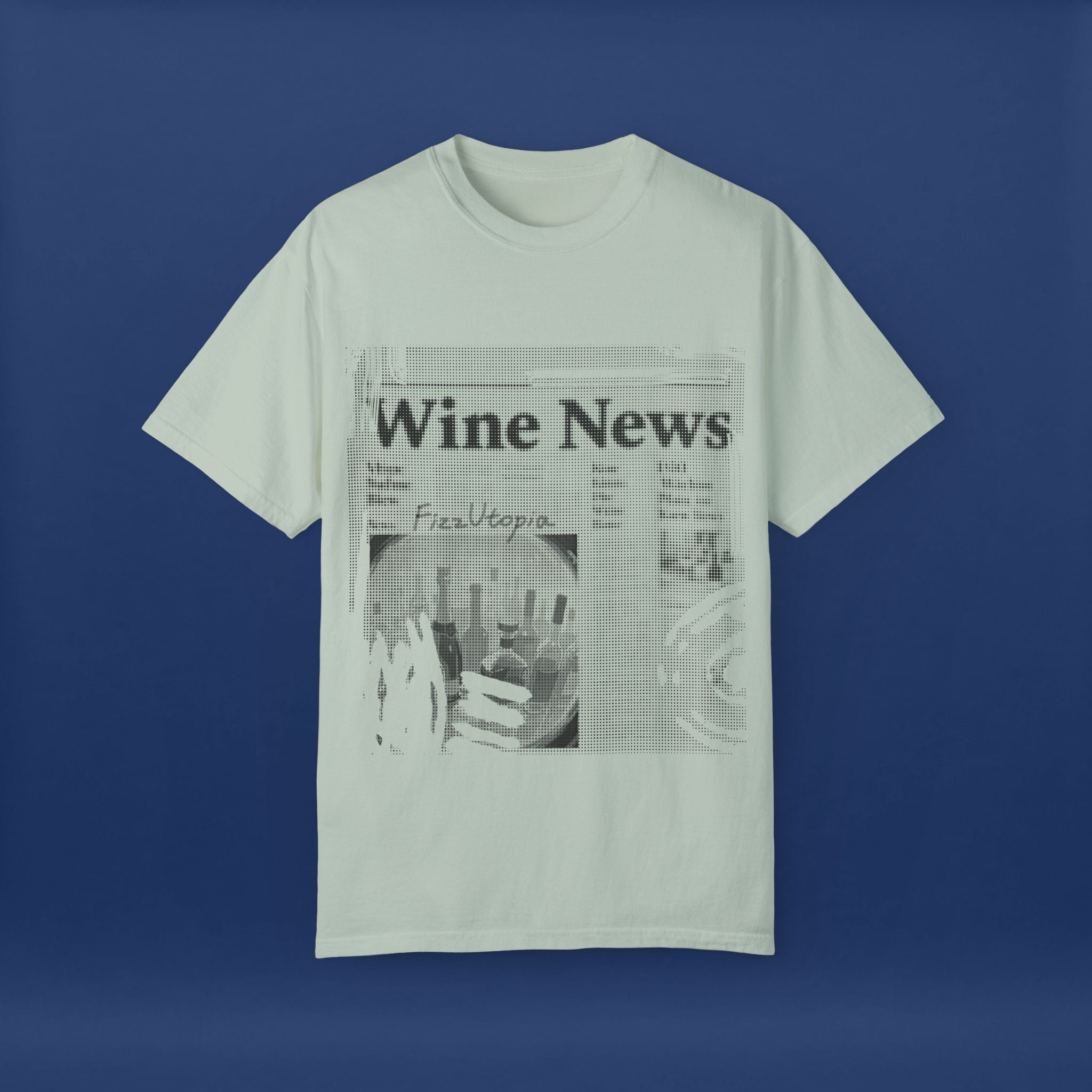 wine news - Summer Short Sleeve Graphic Tee for Men & Women（black）