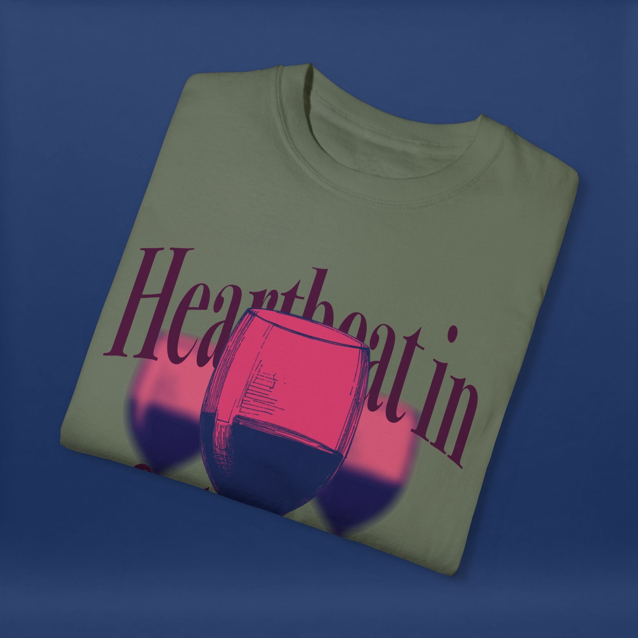 Red Wine Glass - Summer Short Sleeve Graphic Tee for Men & Women