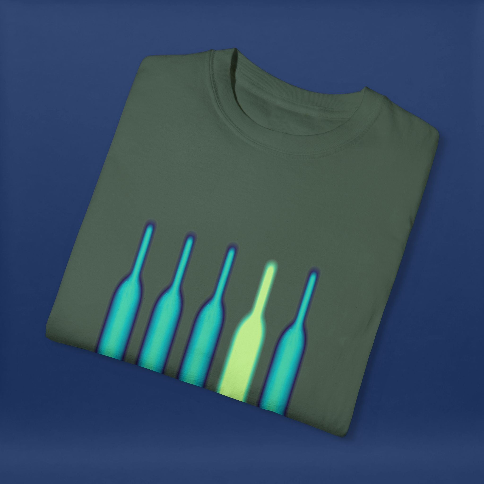 Cyberpunk Neon Vodka  Summer Short Sleeve Graphic Tee for Men & Women