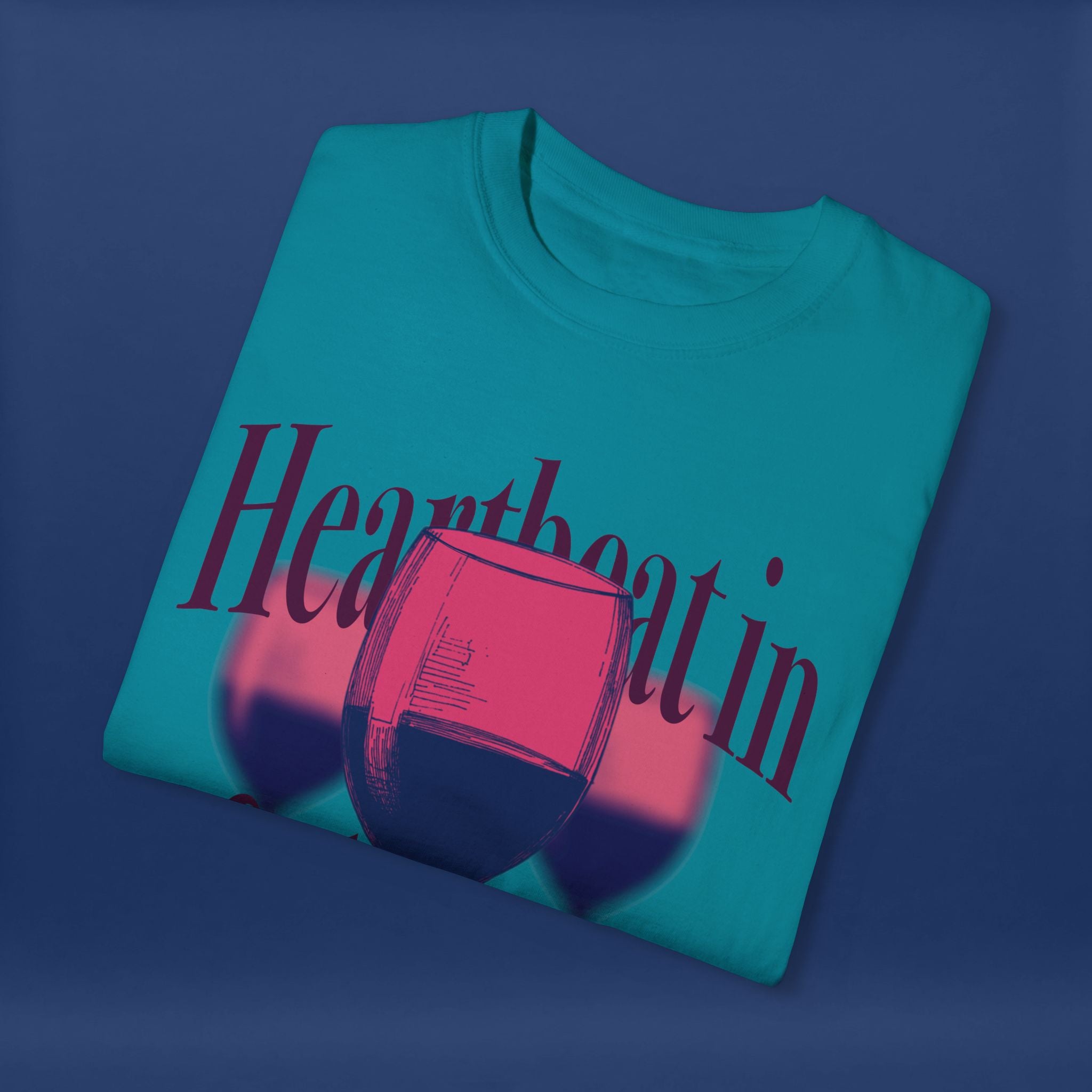Red Wine Glass - Summer Short Sleeve Graphic Tee for Men & Women