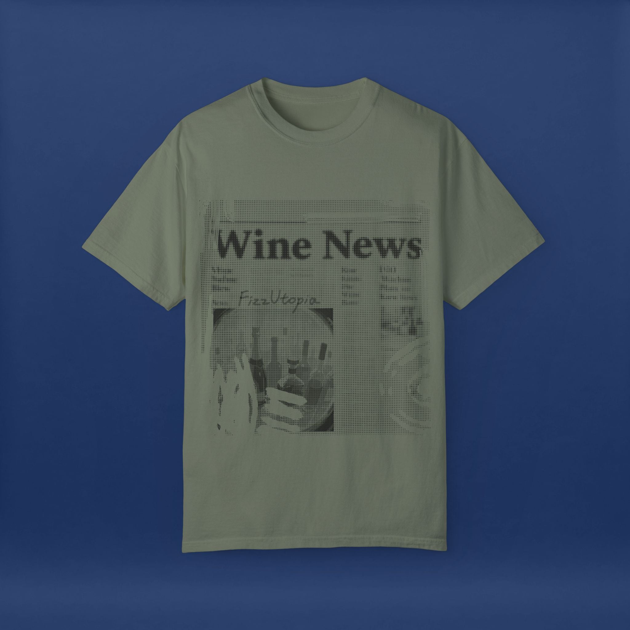 wine news - Summer Short Sleeve Graphic Tee for Men & Women（black）