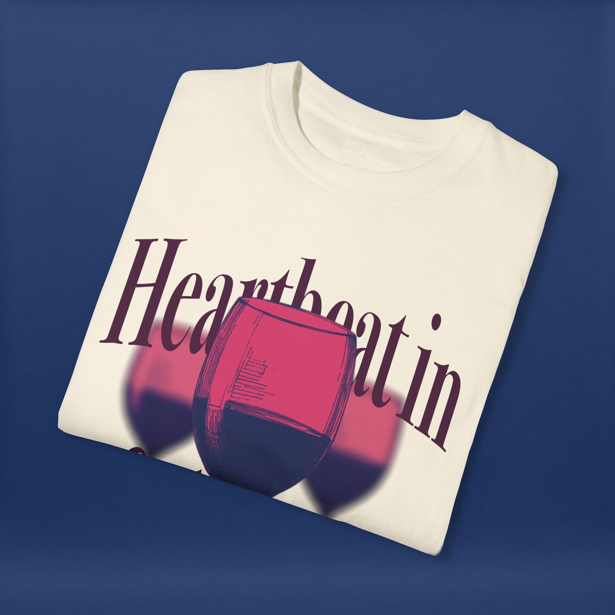 Red Wine Glass - Summer Short Sleeve Graphic Tee for Men & Women