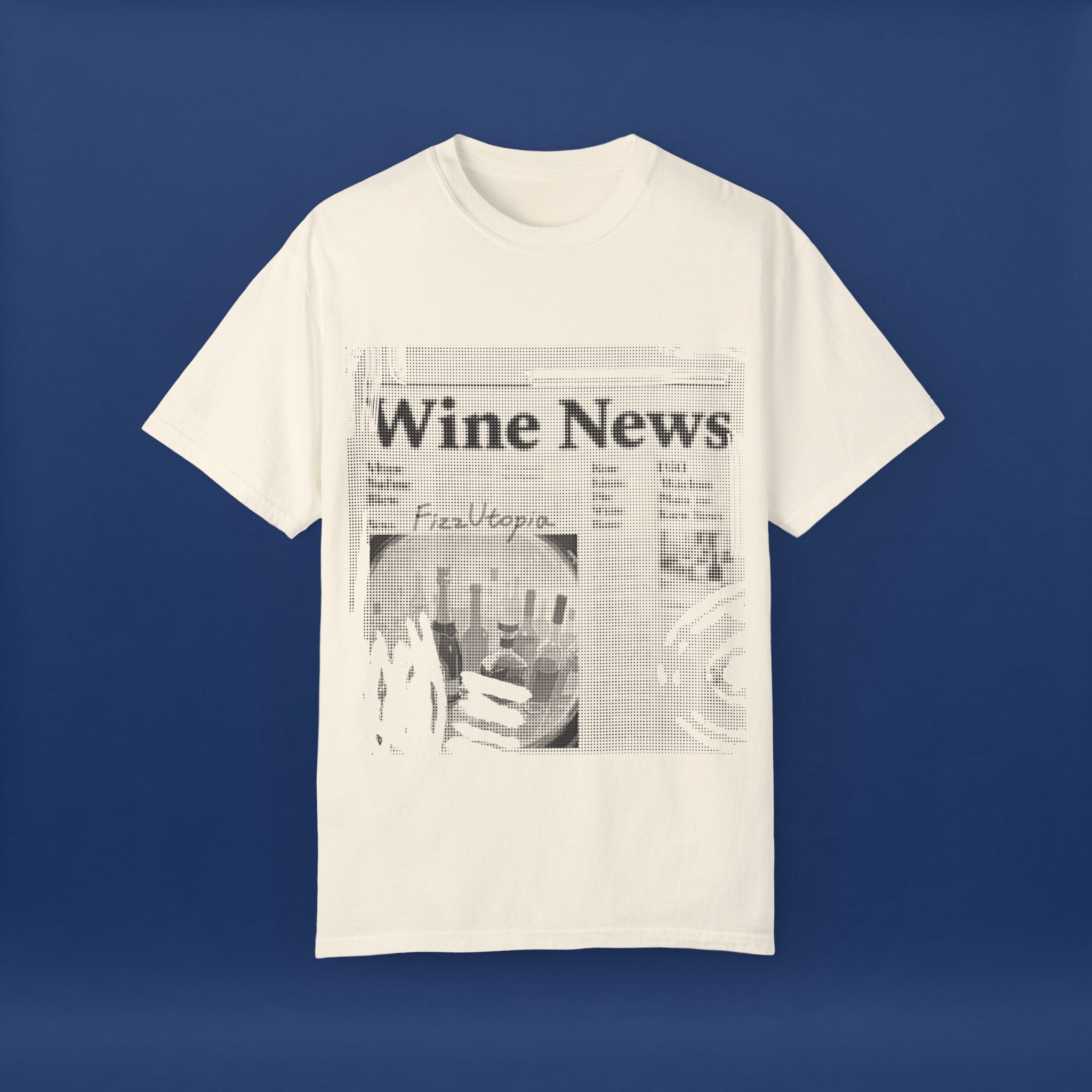 wine news - Summer Short Sleeve Graphic Tee for Men & Women（black）