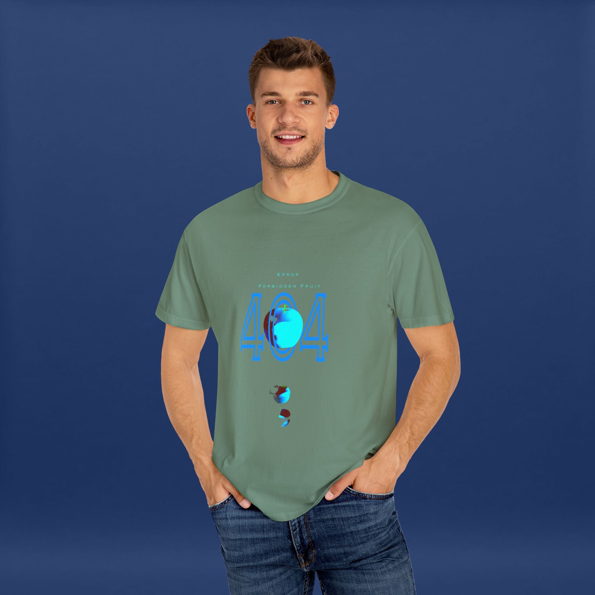404apple T-Shirt - Summer Short Sleeve Graphic Tee for Men & Women