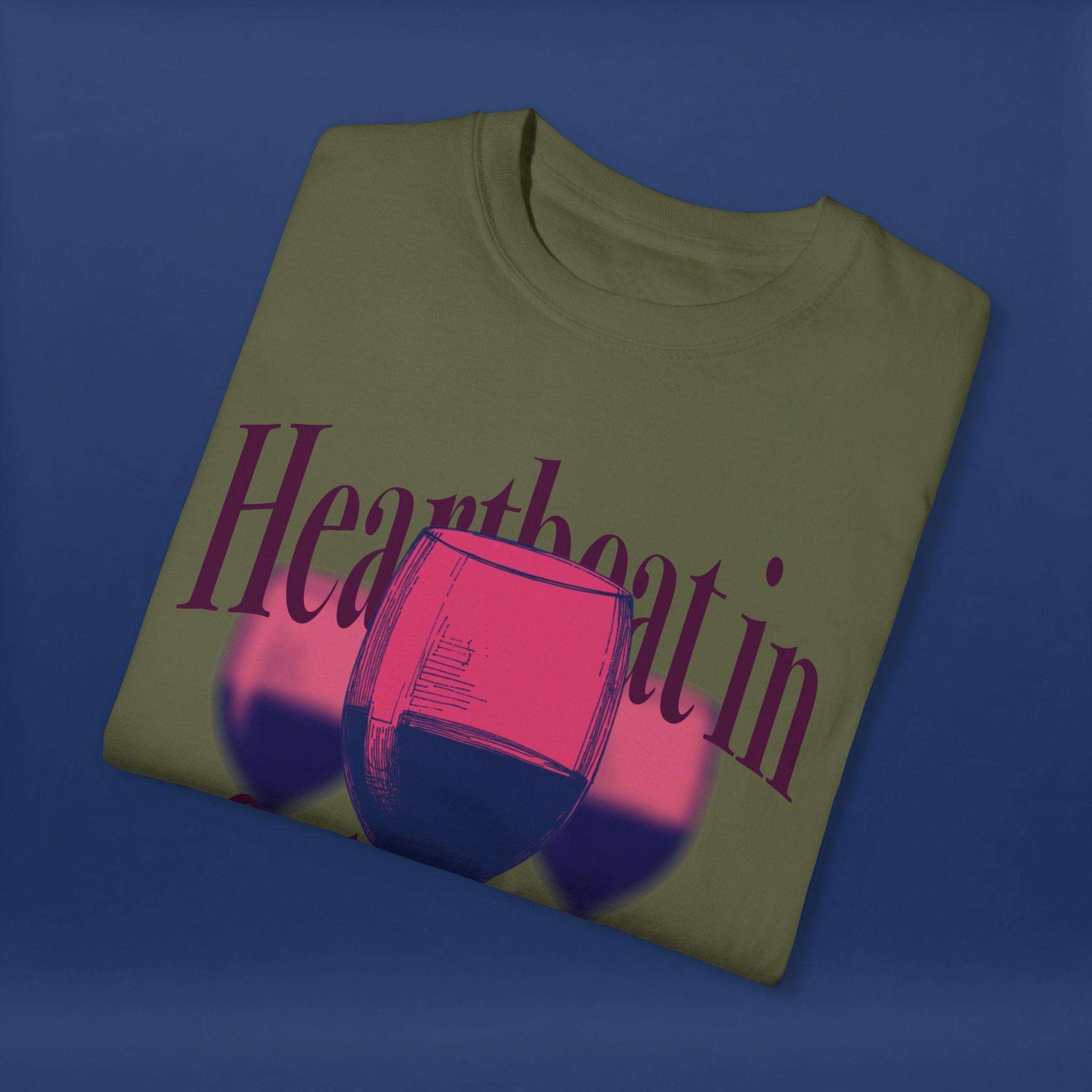 Red Wine Glass - Summer Short Sleeve Graphic Tee for Men & Women