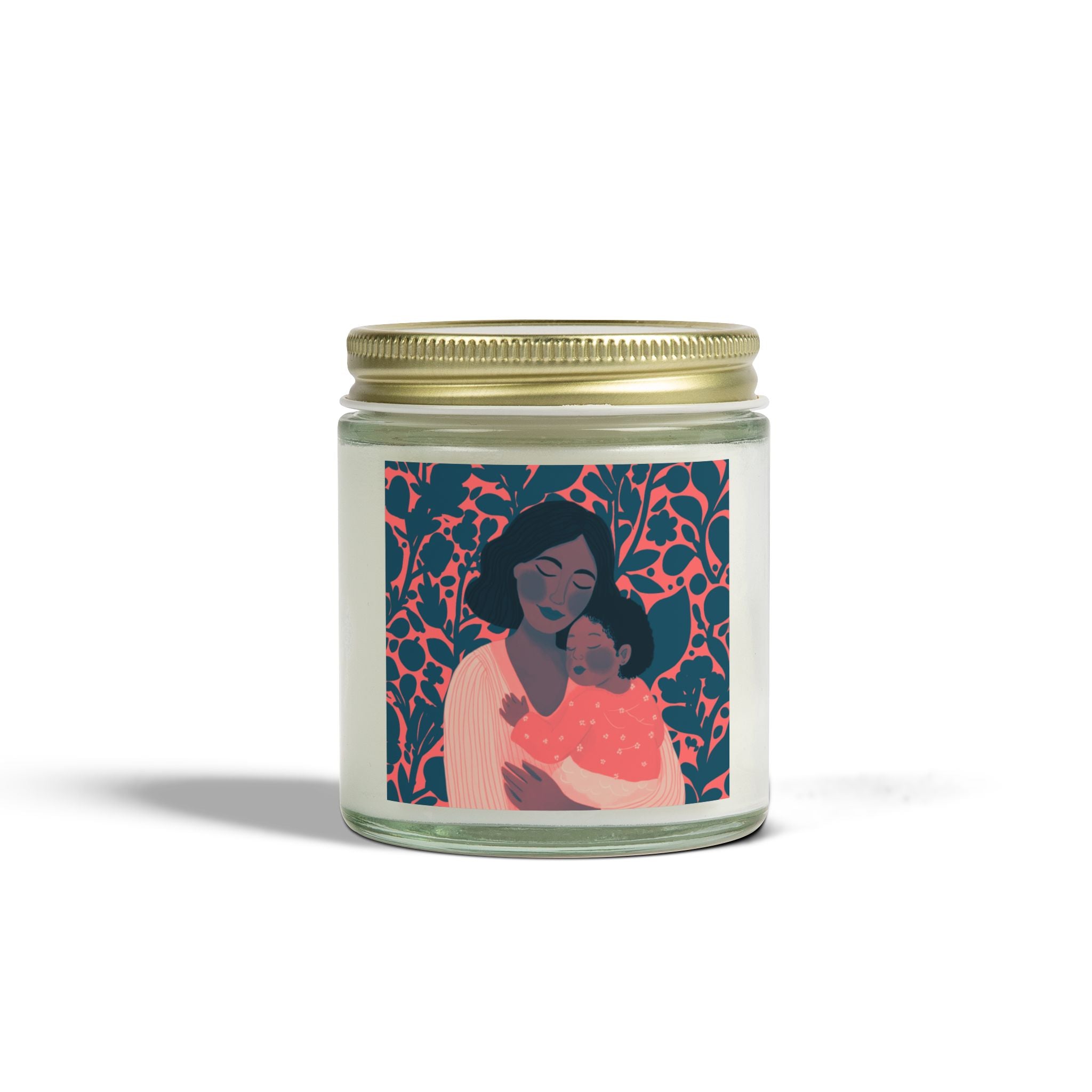 Copy of Copy of Copy of Scented Candle - Coconut Apricot Wax, Floral Mother's Love Design