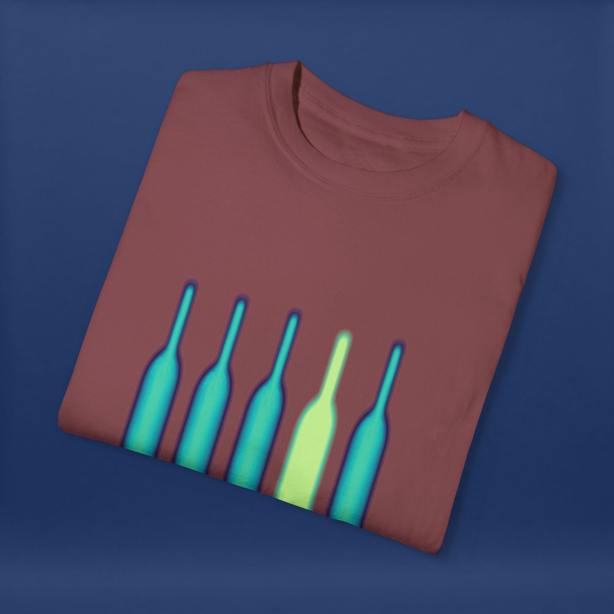 Cyberpunk Neon Vodka  Summer Short Sleeve Graphic Tee for Men & Women