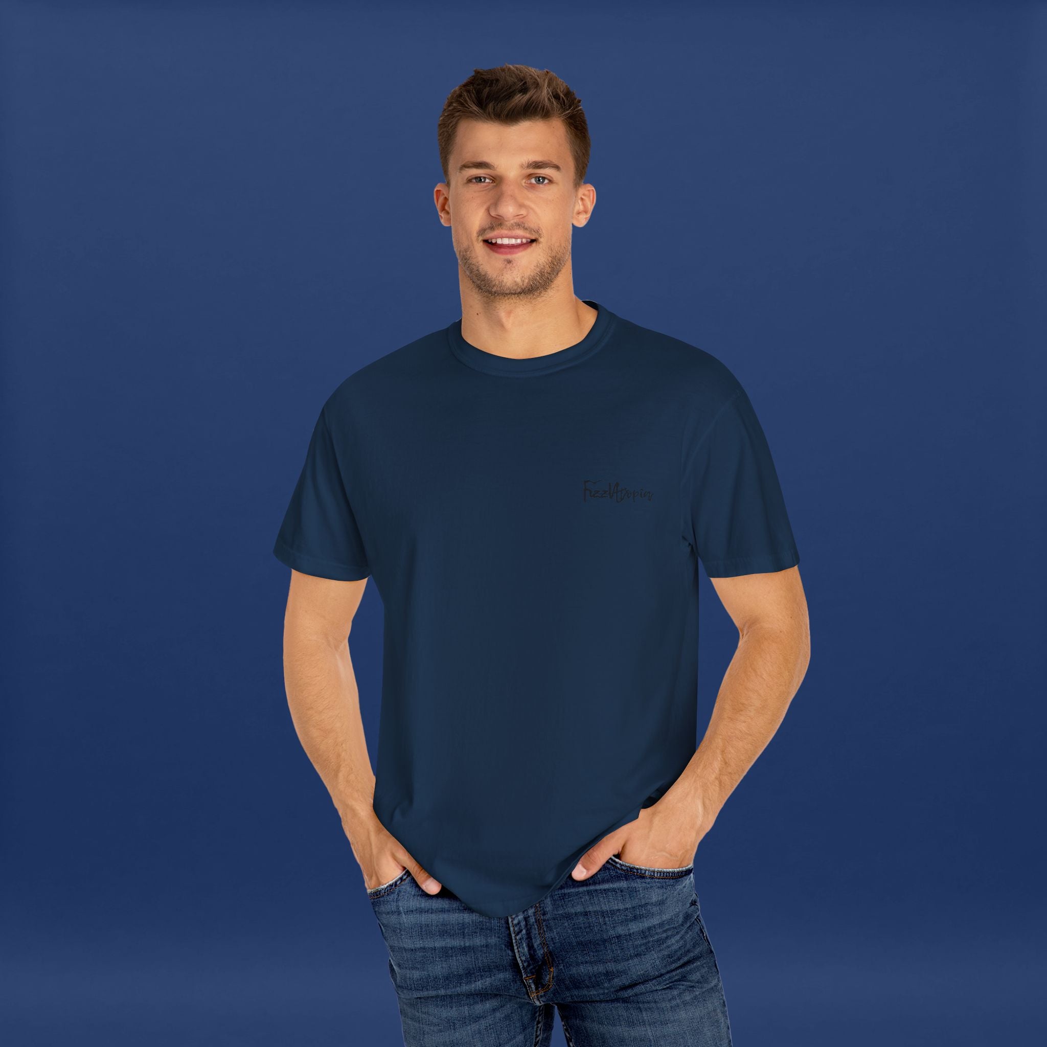 Digital Distortion Typography- Summer Short Sleeve Graphic Tee for Men & Women