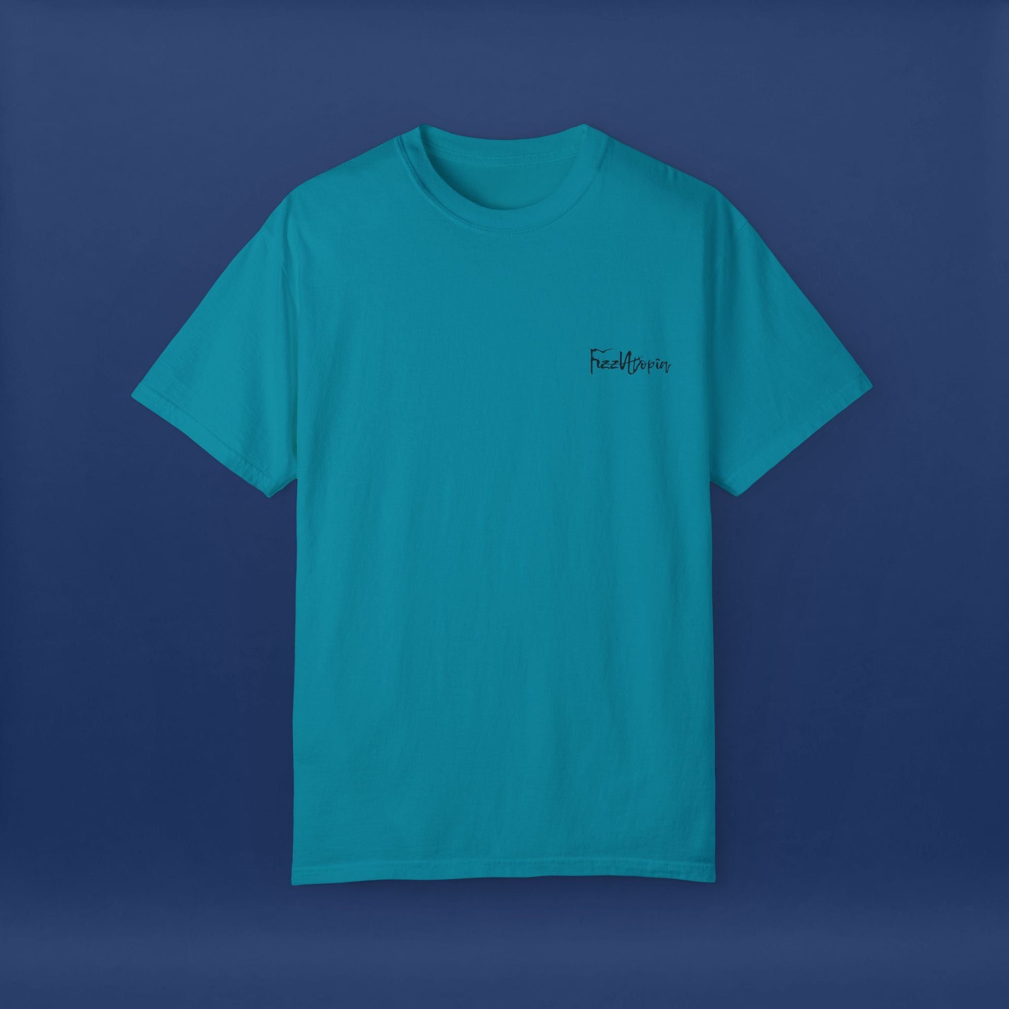 Digital Distortion Typography- Summer Short Sleeve Graphic Tee for Men & Women